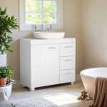 Vanity unit, bathroom cabinet, 3 large drawers