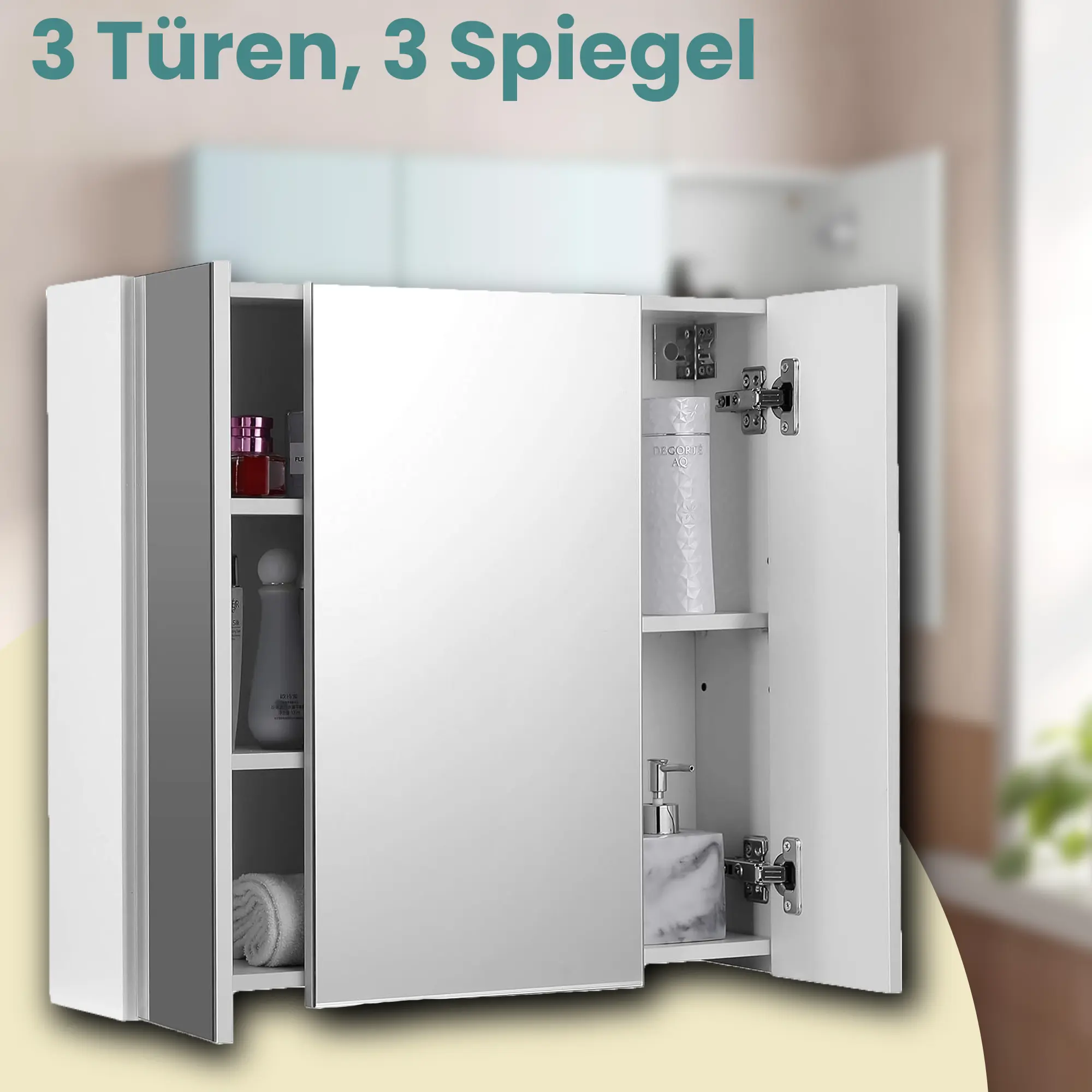 Mirror cabinet white - Image 5