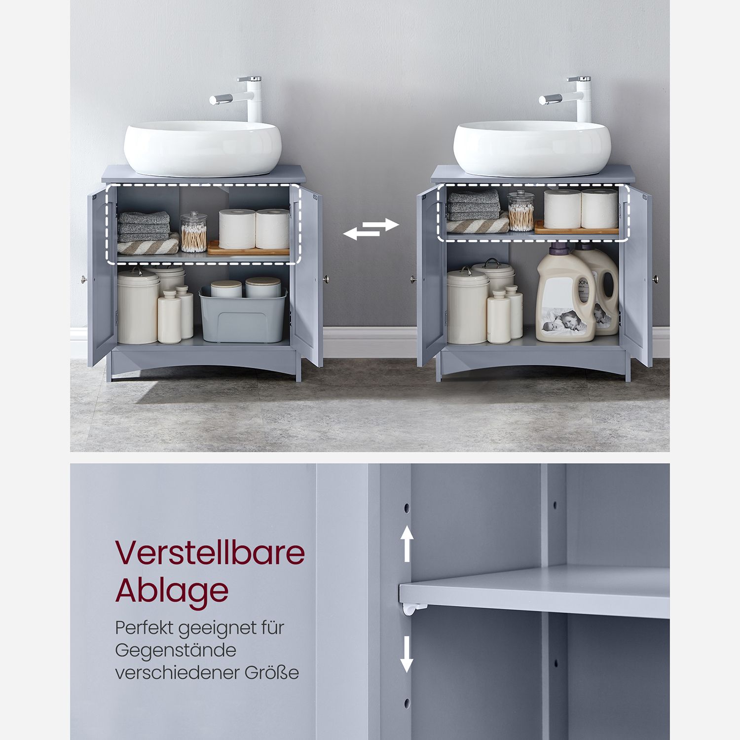 Vanity unit with 2 doors - Image 4