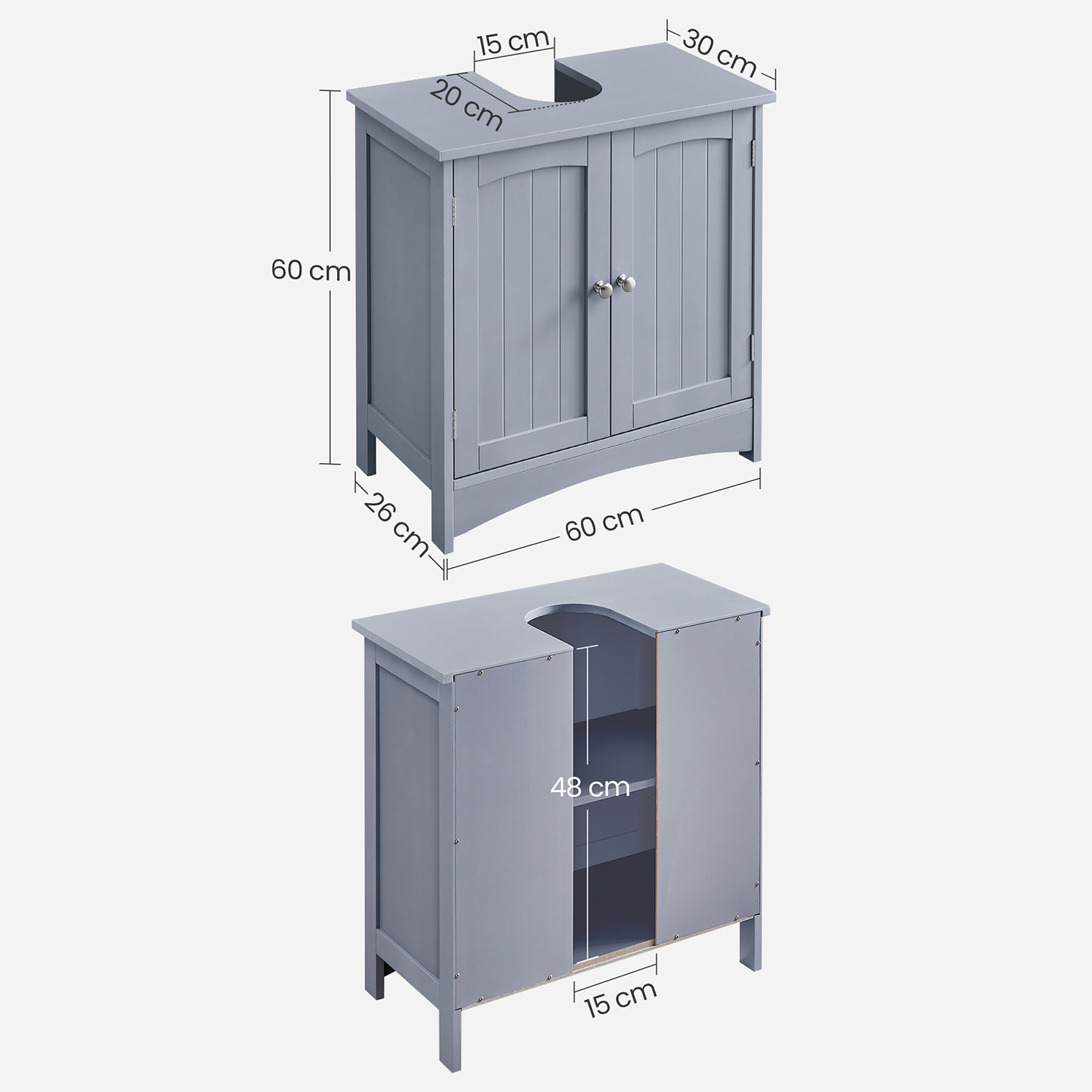 Vanity unit with 2 doors - Image 6