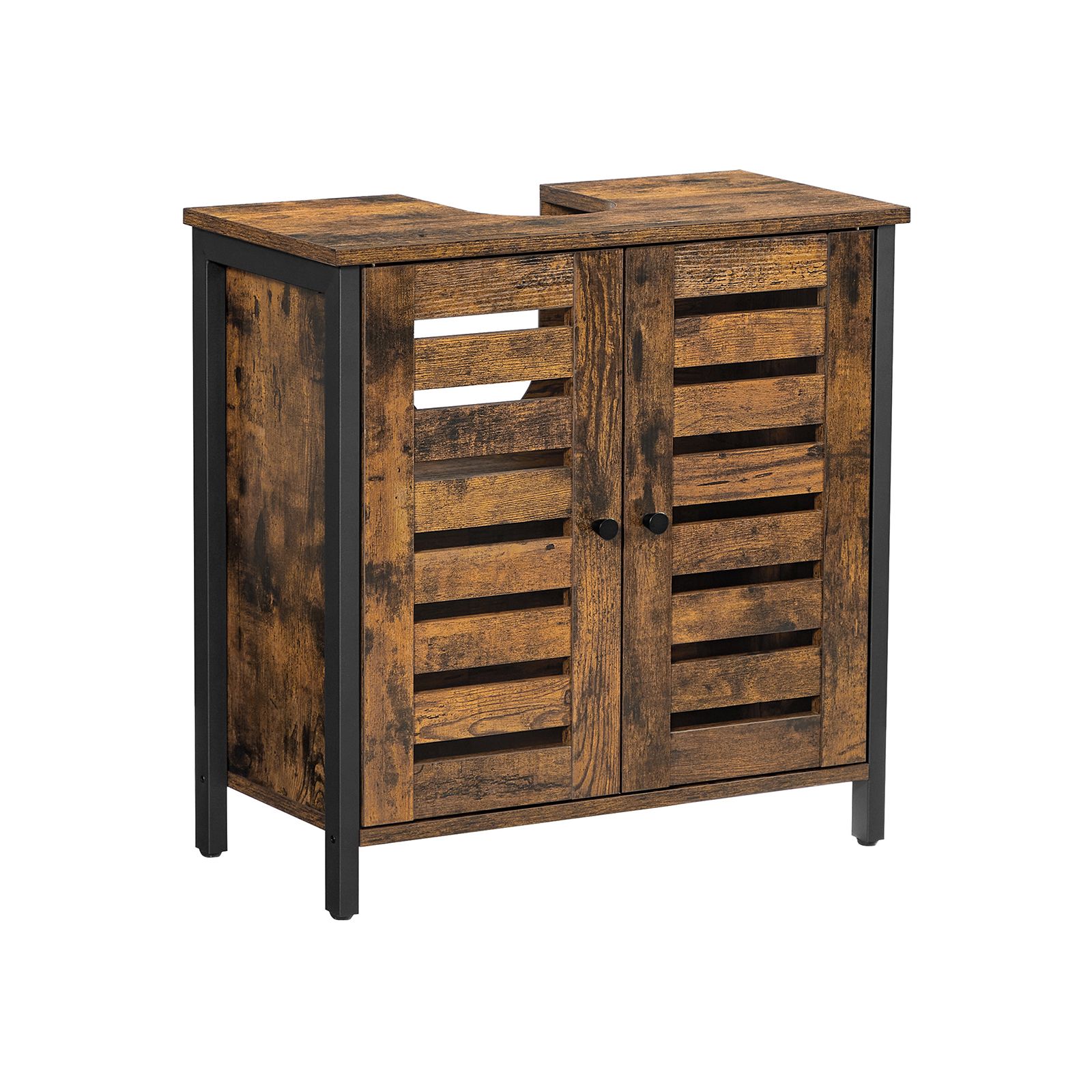 Vanity unit vintage brown-black
