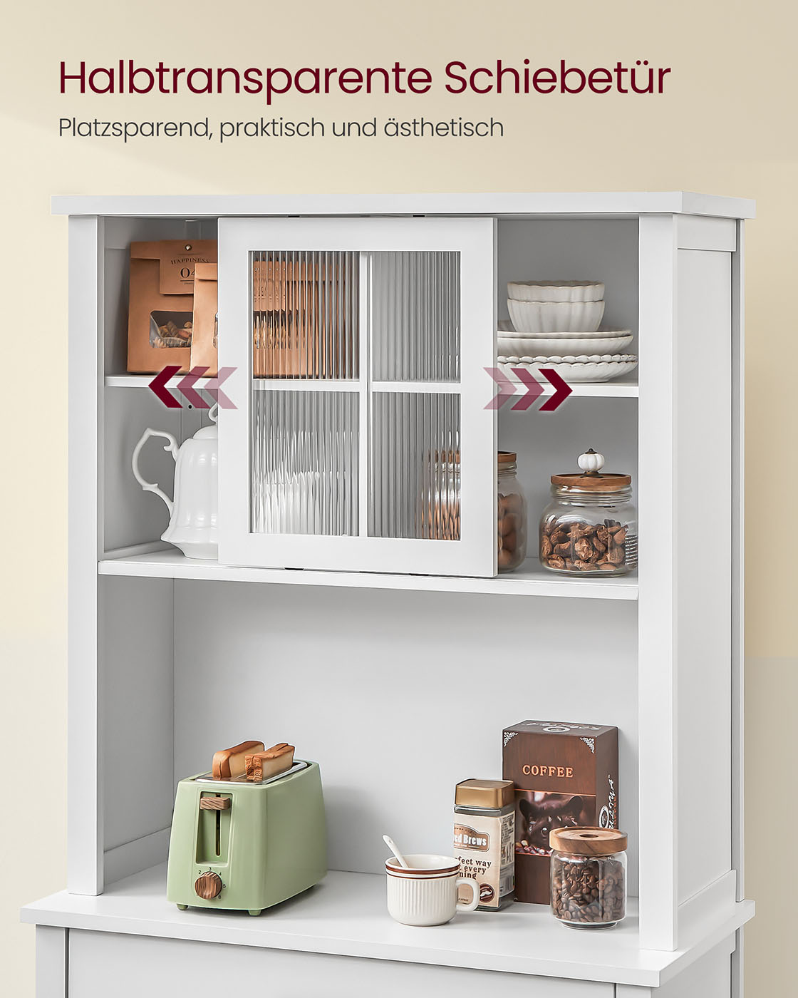 Sideboard with lighting cloud white - Image 6
