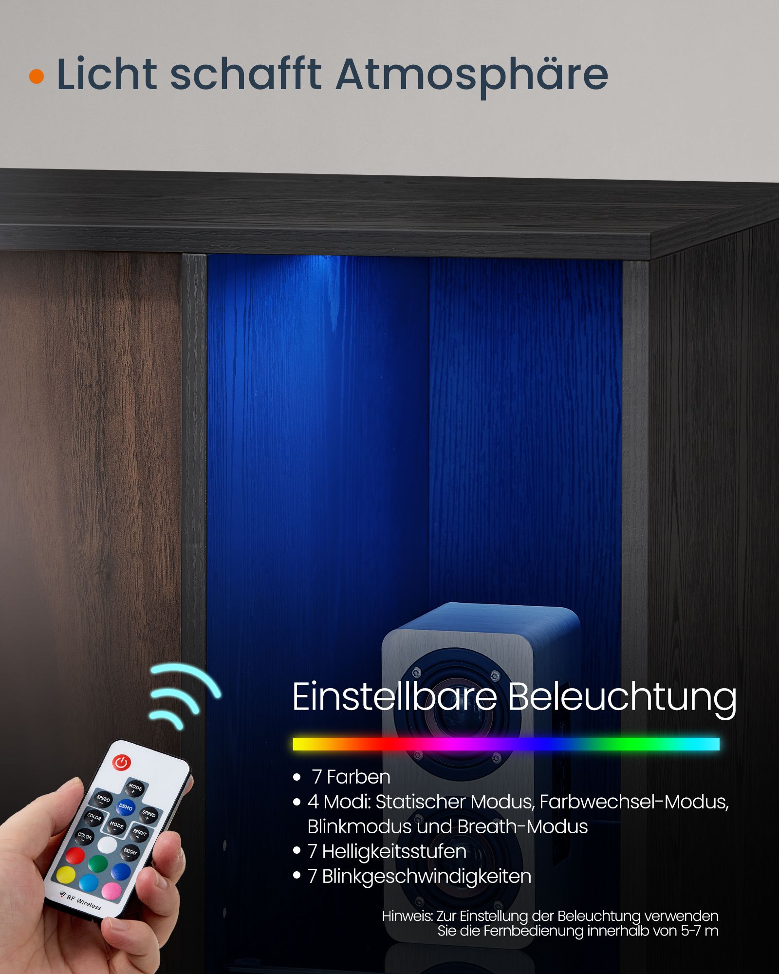 Sideboard with lighting and Toolless technology - Image 6