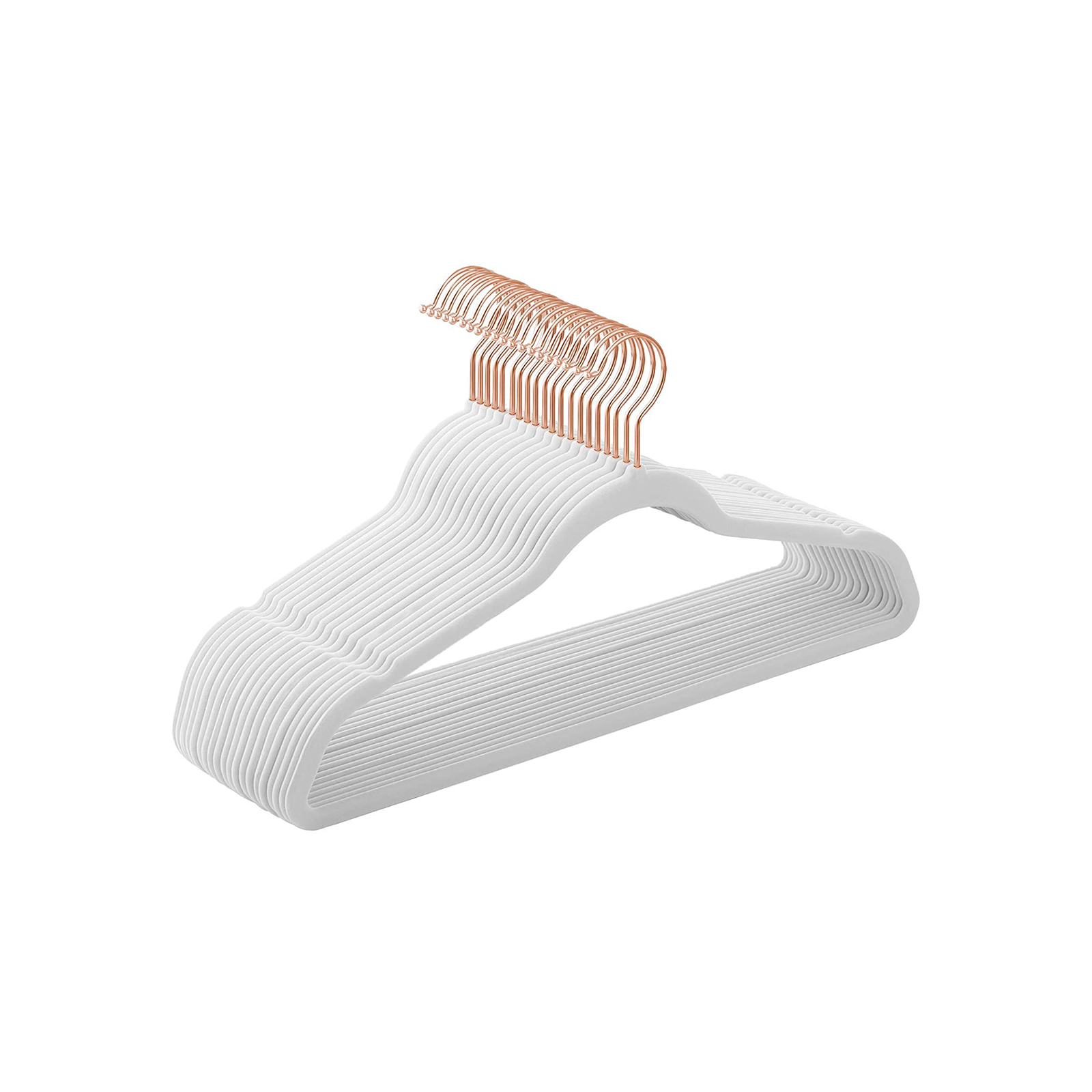 Coat hanger set of 20 white