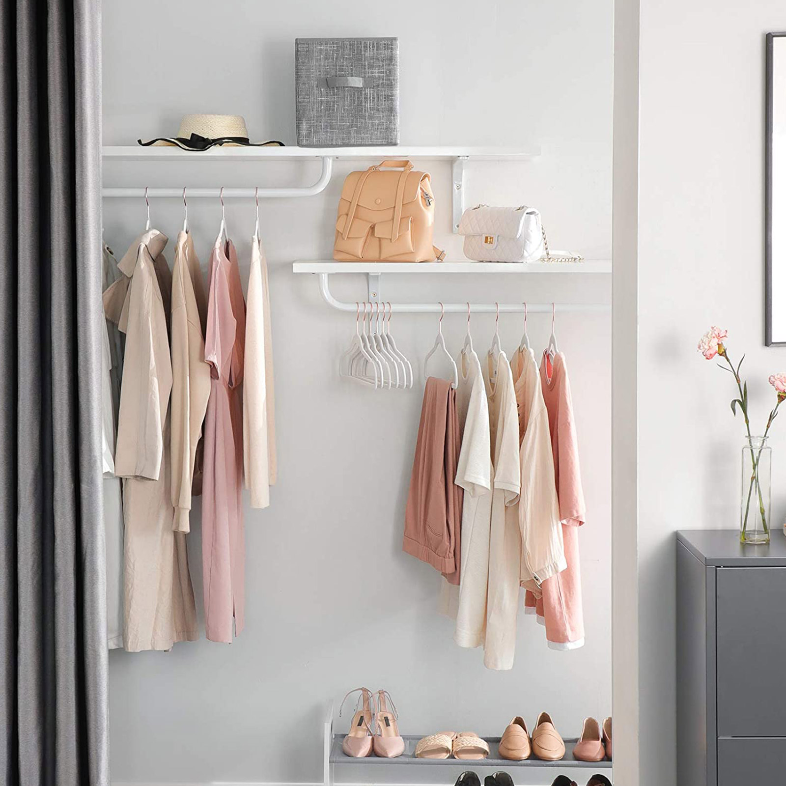 Coat hanger set of 20 white - Image 4