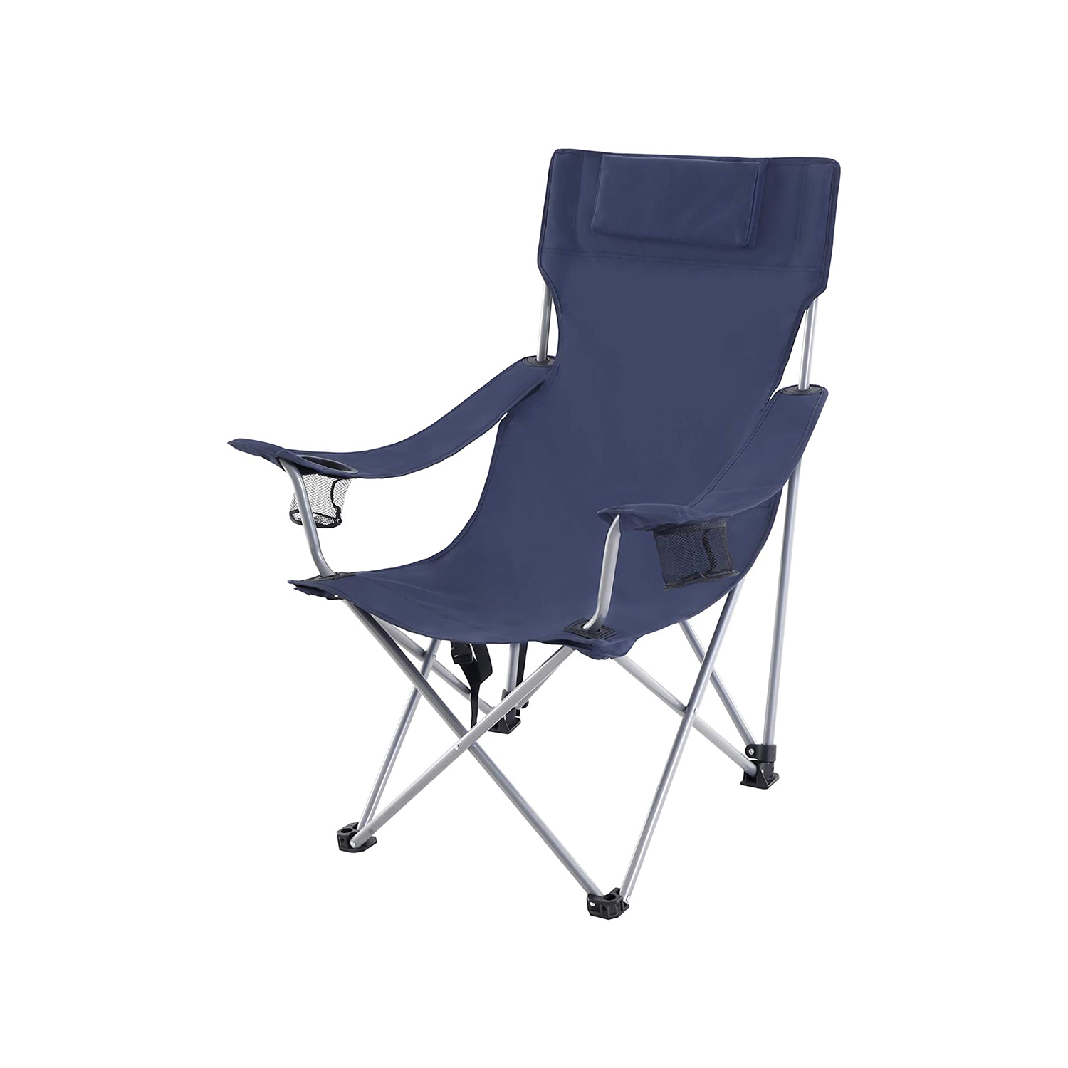 Campingstoler med armlener sett med 2 stk.