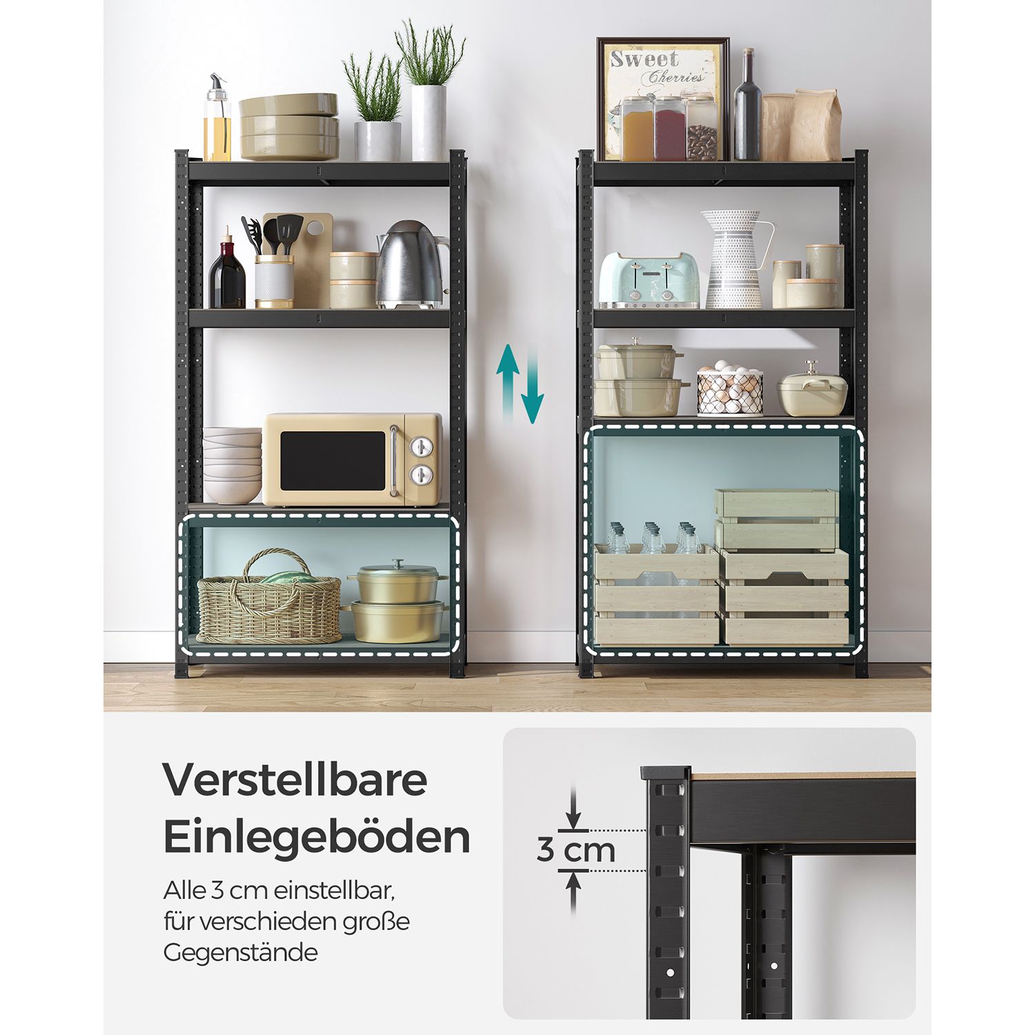 Kraftigt ställ svart - Bild 4