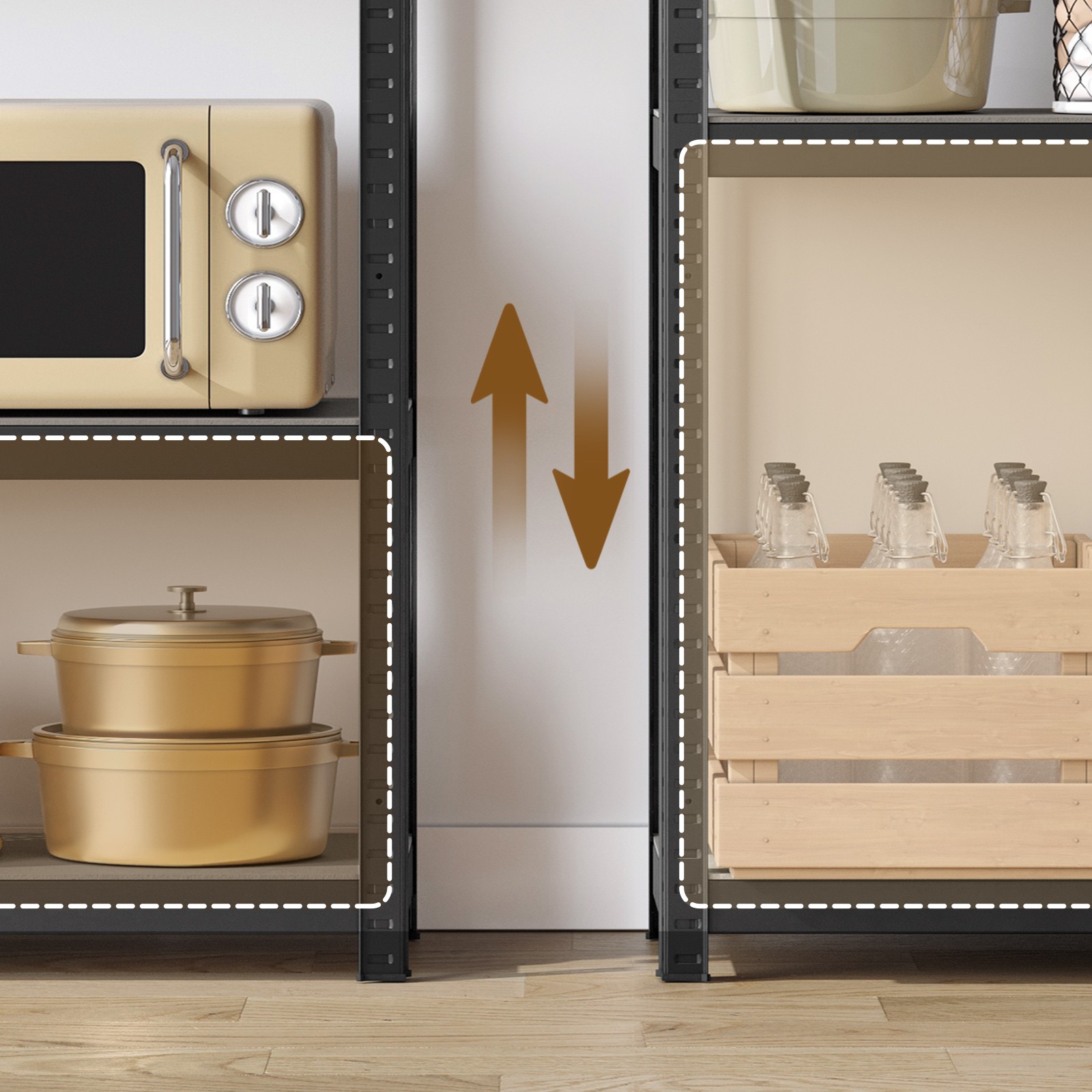 Heavy duty shelving, cellar shelving, storage shelving - Image 4