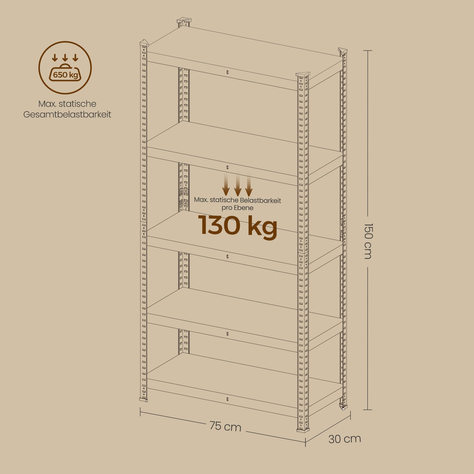 Heavy duty shelving, cellar shelving, storage shelving - Image 6