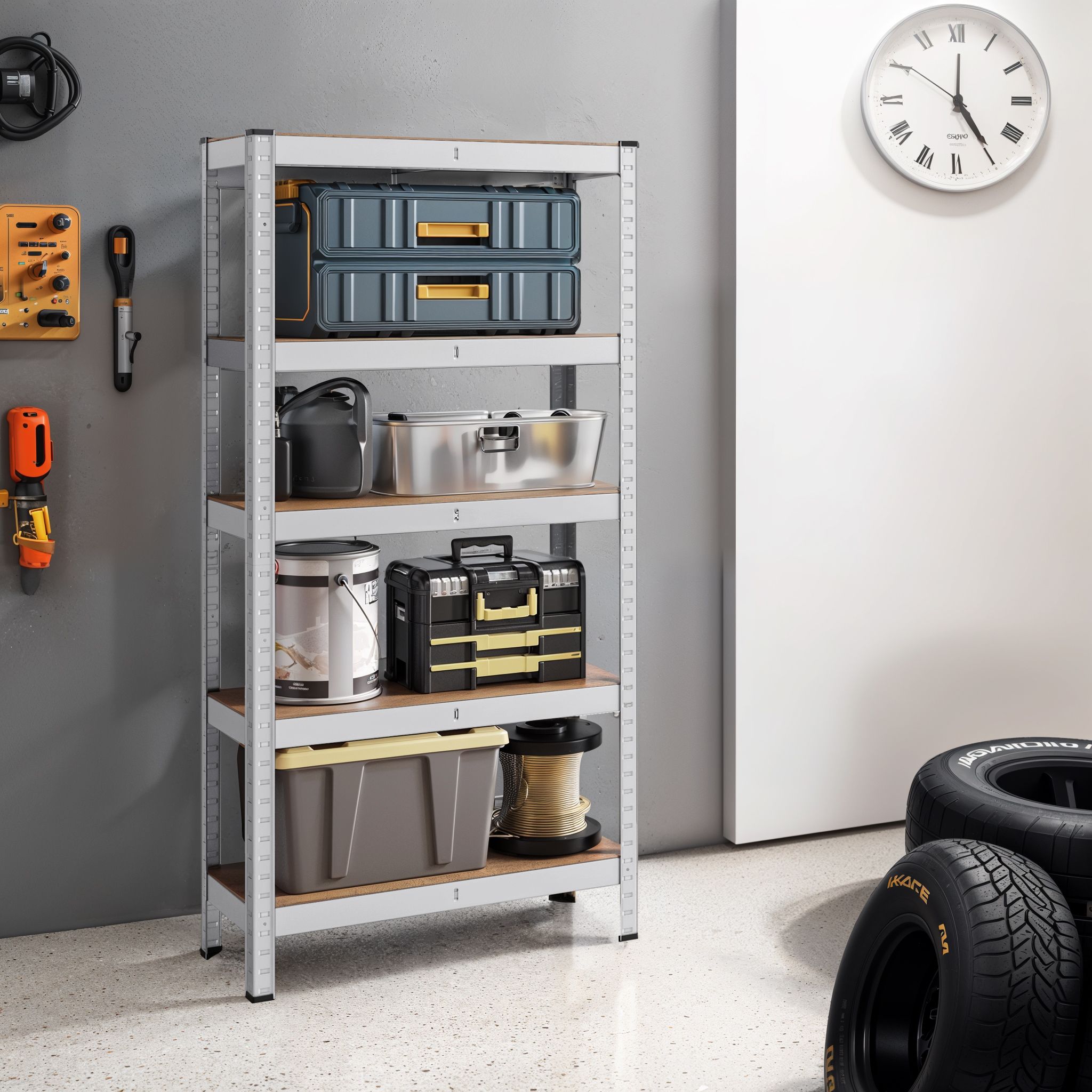 Heavy-duty shelving, cellar shelving, storage shelving, 30 x 75 x 150 cm - Image 2