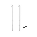 Door hook for jewellery cabinet silver