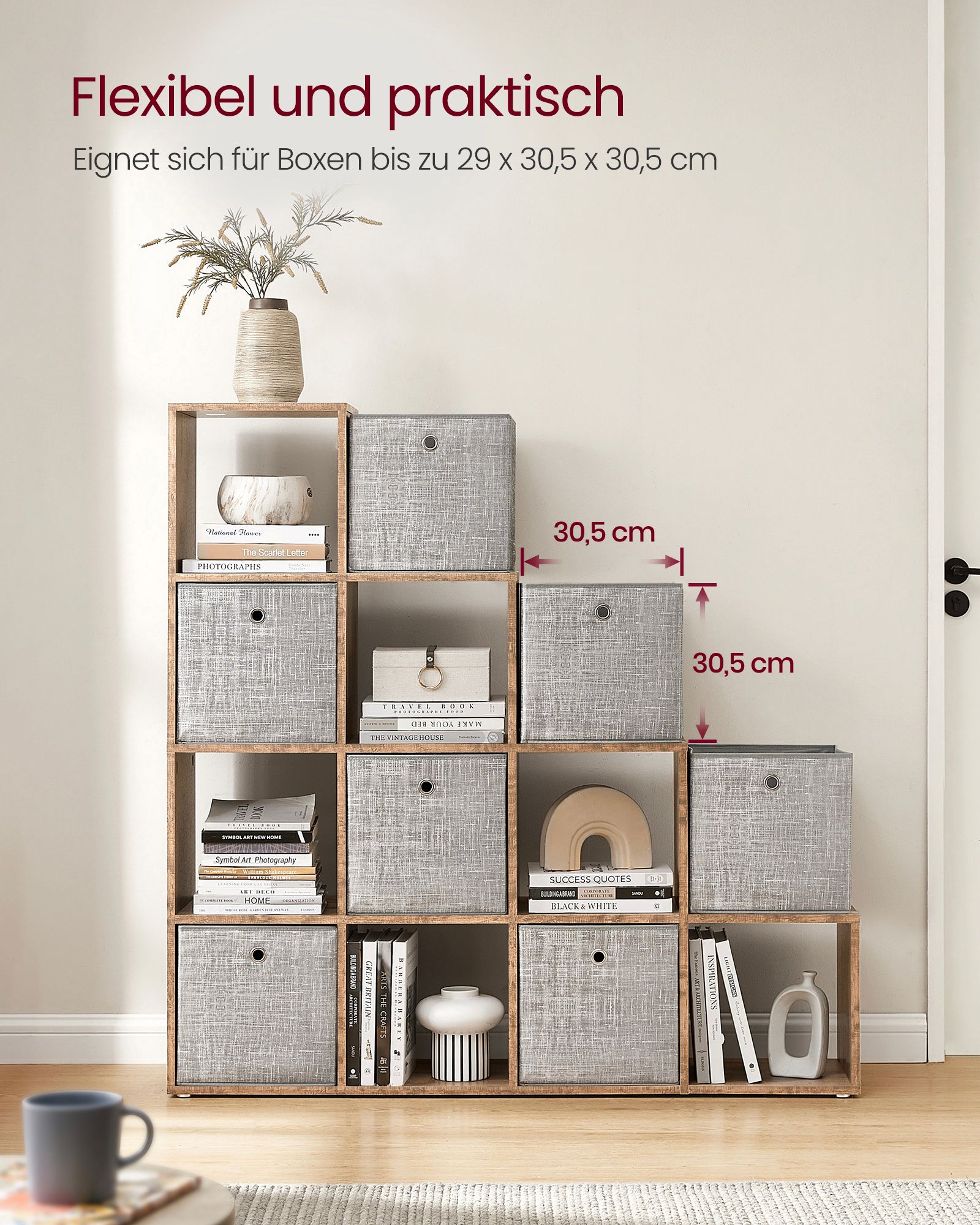 Bokhylla med 10 fack - Bild 3