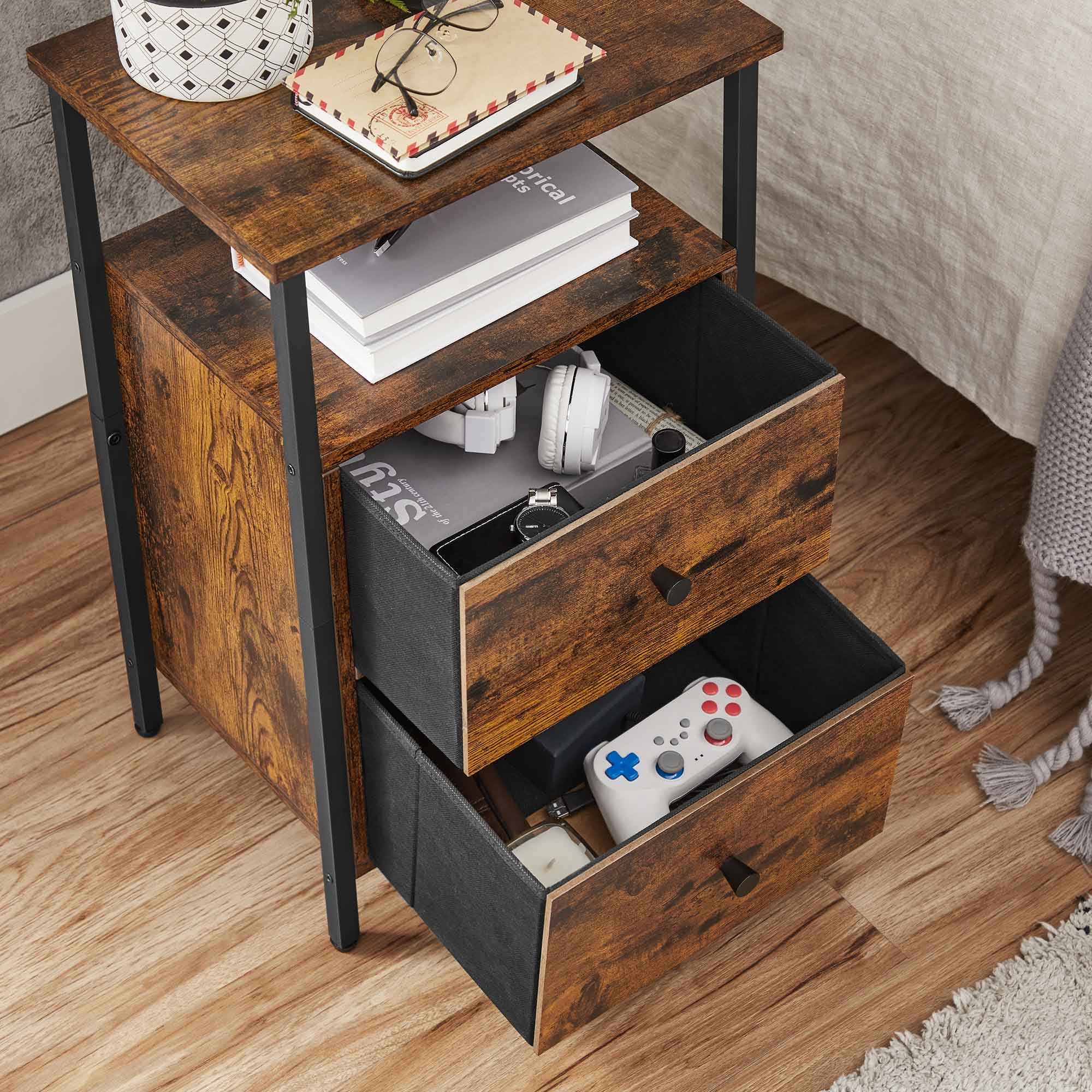 Bedside table, 38 x 28 x 60 LET521B01 - Image 5