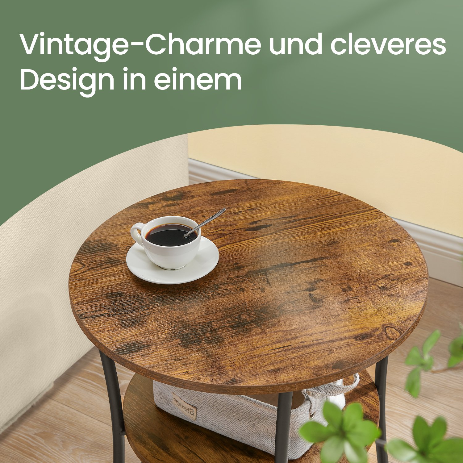 Side table, coffee table round, sofa table - Image 3