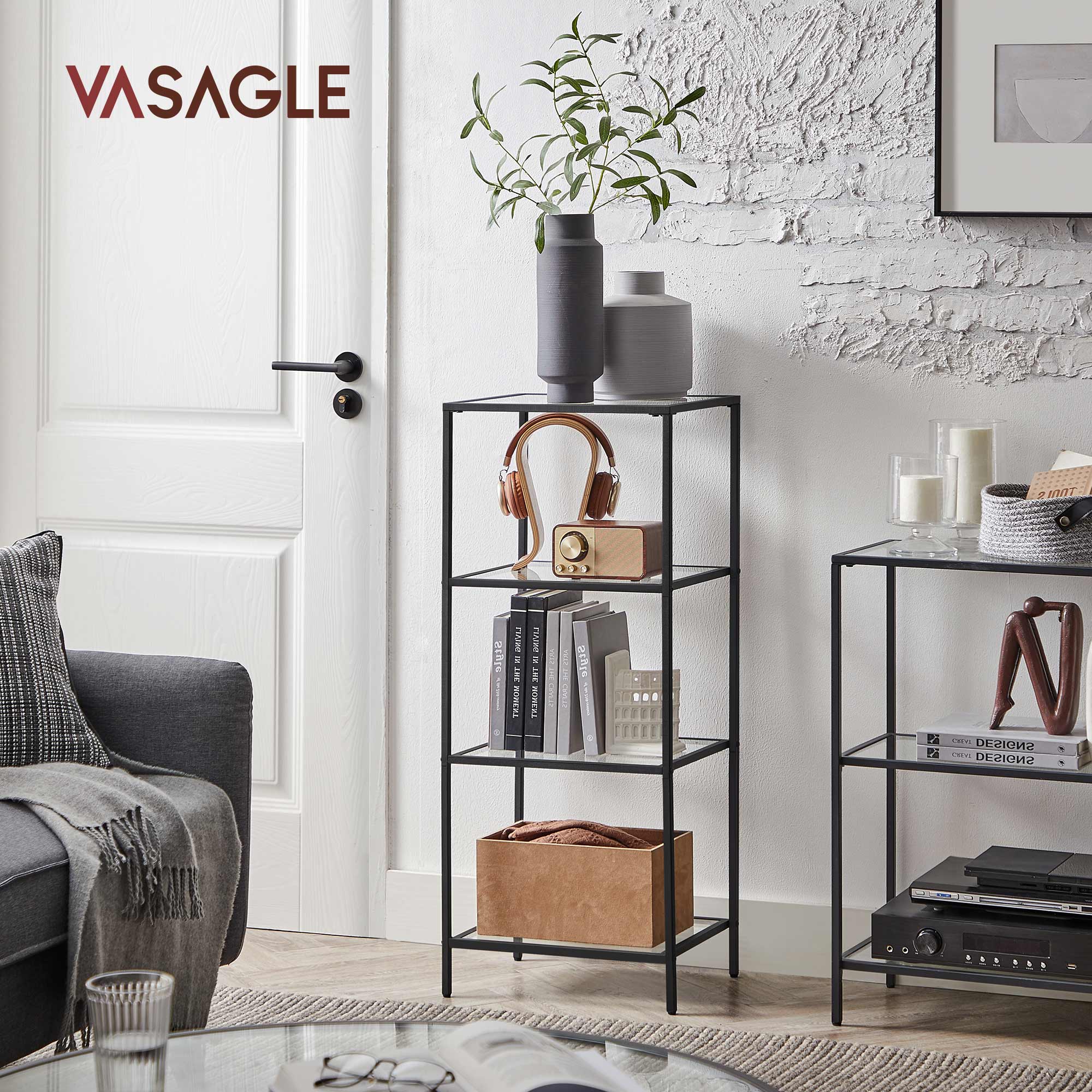 Badeværelseshylde, sort LGT028B61 - Billede 2