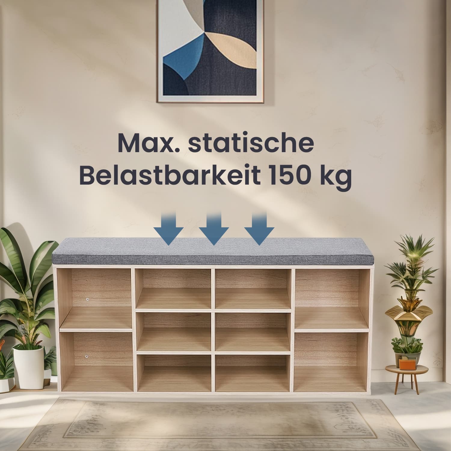 Shoe bench, shoe rack, bench seat