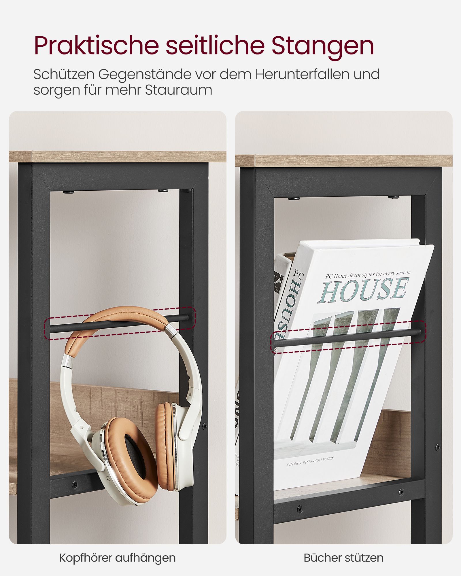 Shelf with 3 levels and 9 compartments - Image 4