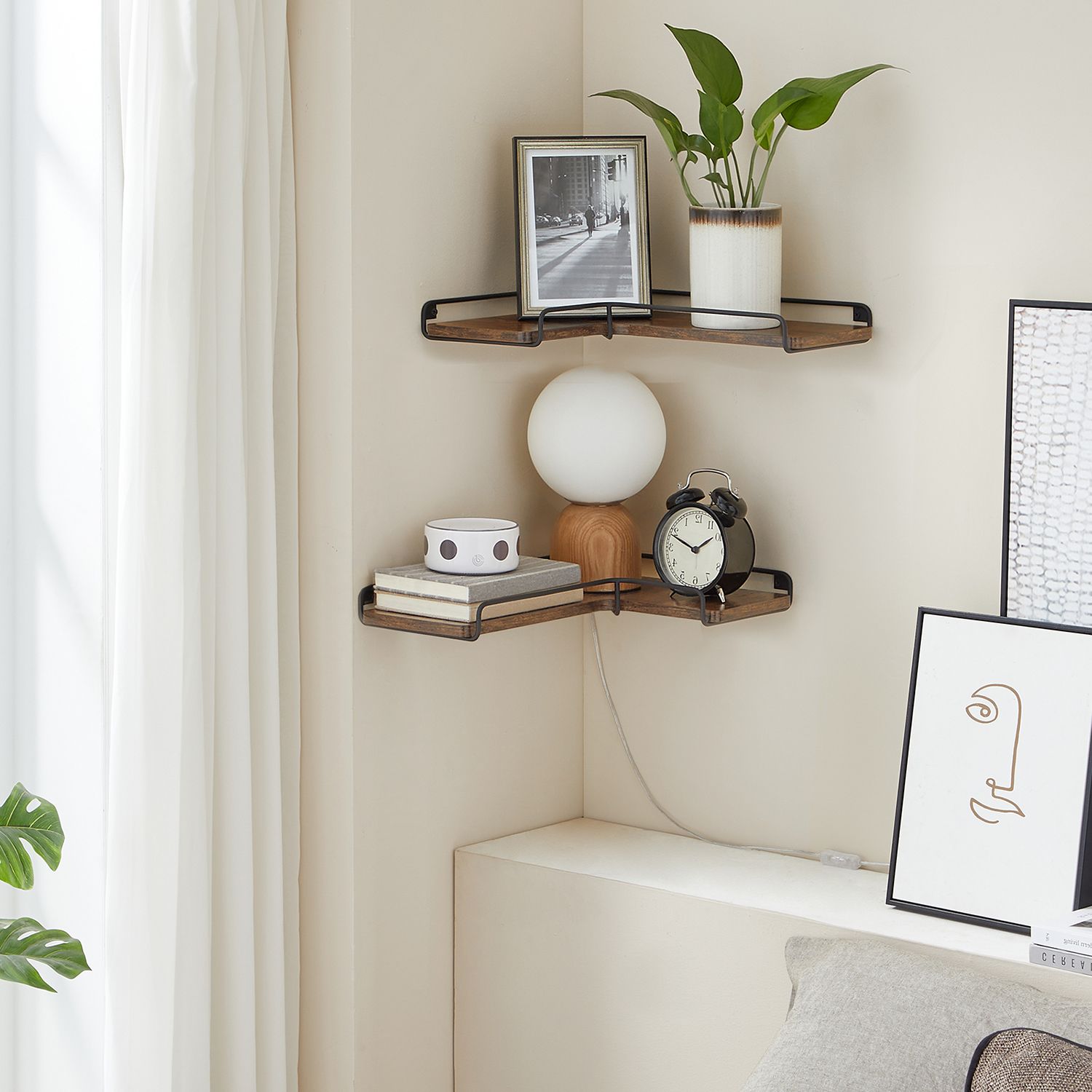 L-shaped corner shelf LLS831B01 - Image 3