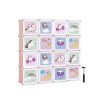 Shelving system for children Set of 16 cubes