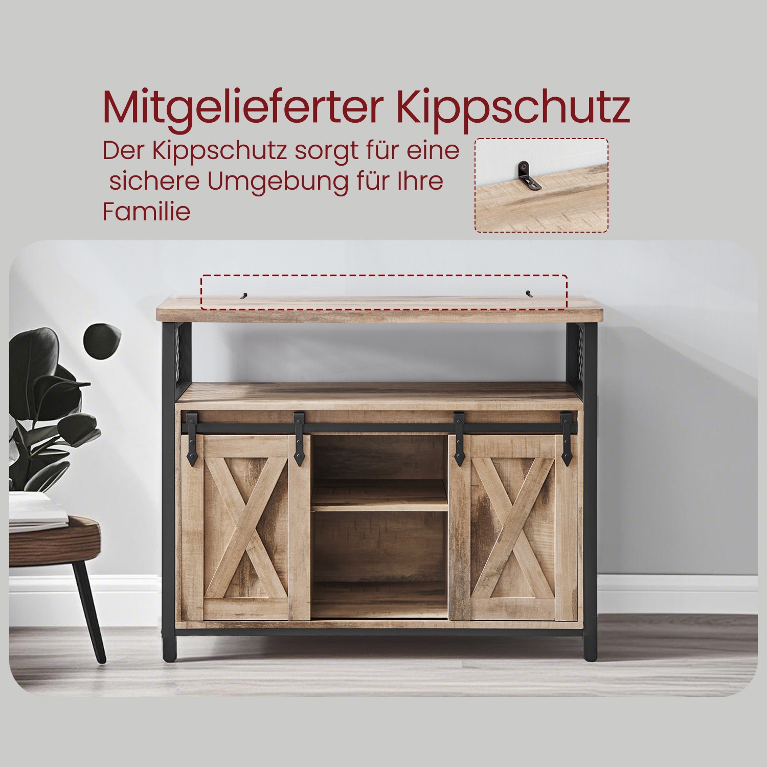 Sideboard, kitchen cabinet, storage cabinet - Image 4