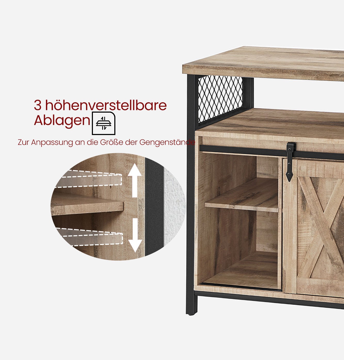 Sideboard, kitchen cabinet, storage cabinet - Image 6