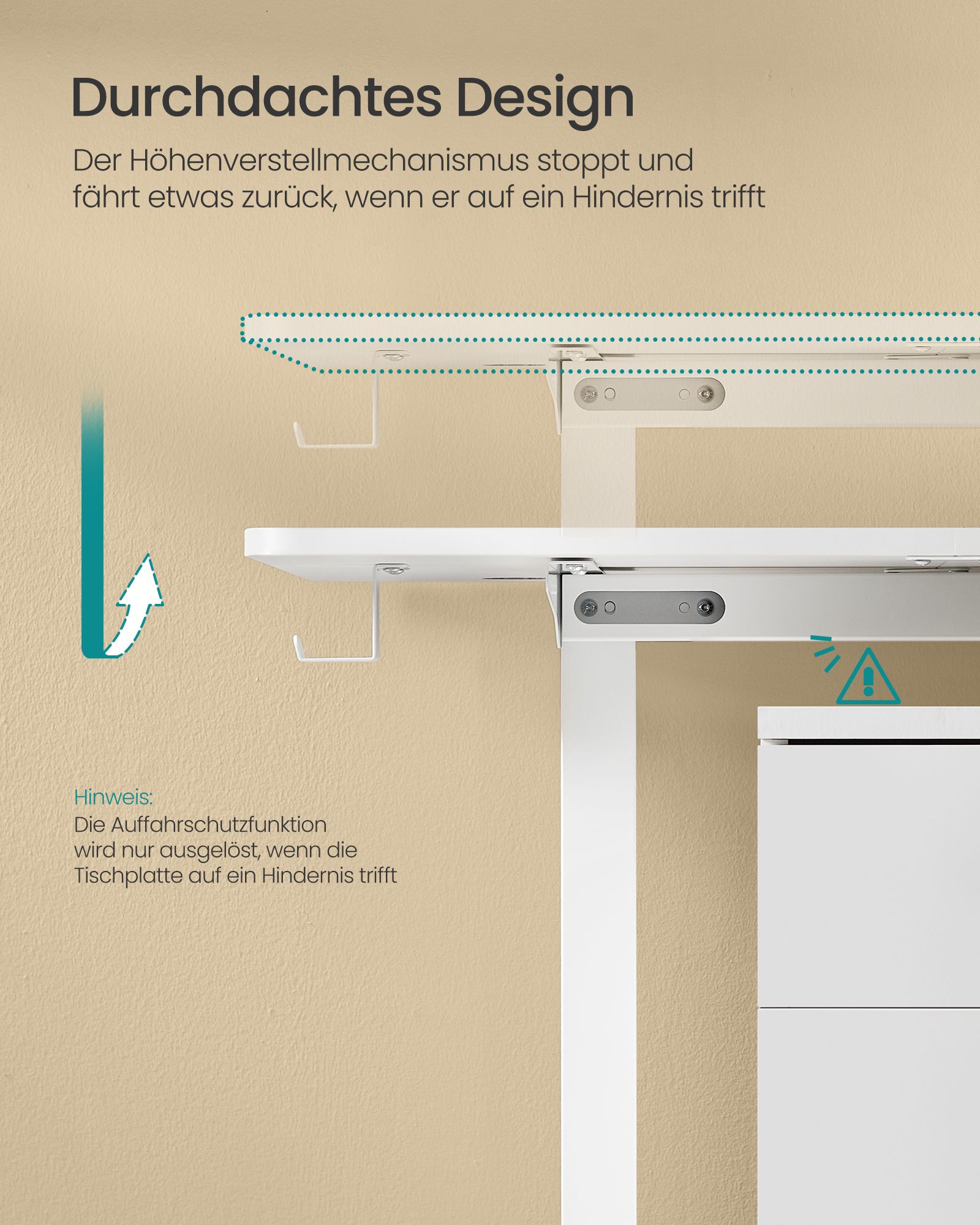 Height-adjustable electric desk 70 x 160 x (72-120) cm - Image 6