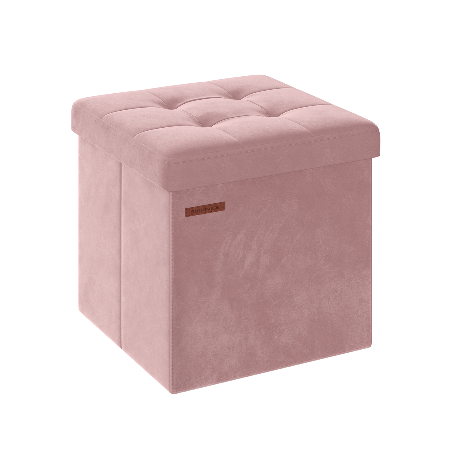 Bench with storage space for hallway pastel pink