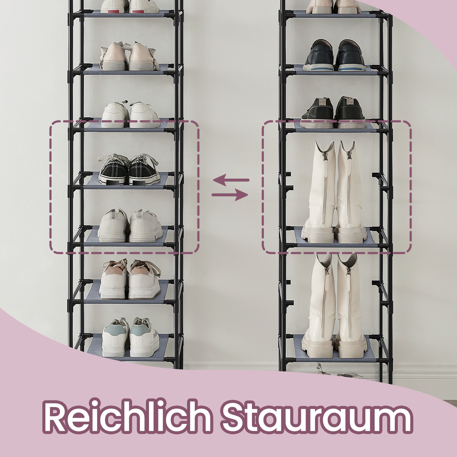 Shoe rack, 10 levels, shoe rack - Image 3