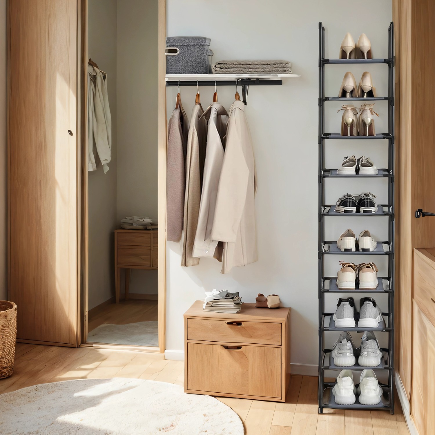 Shoe rack, 10 levels, shoe rack