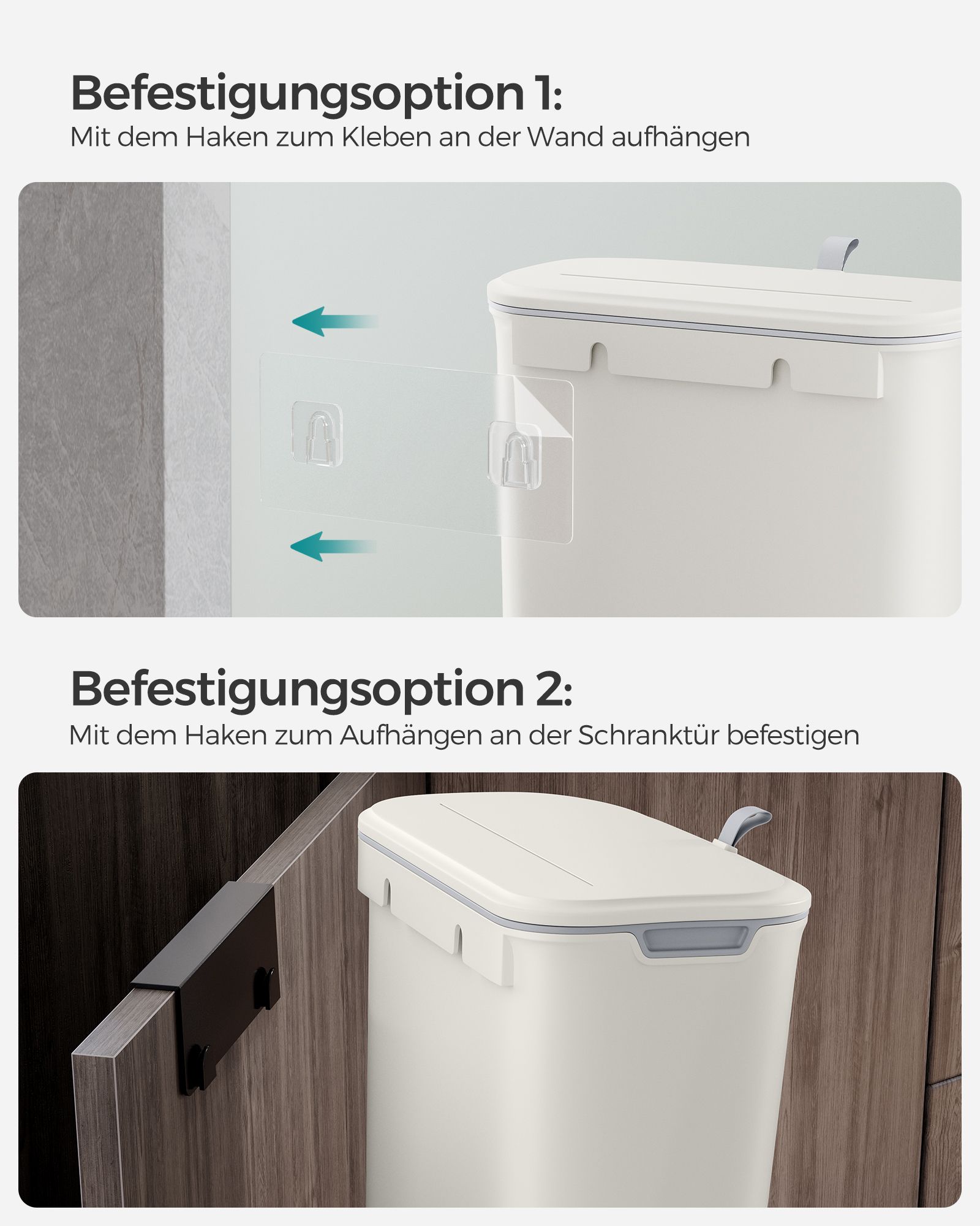 Compost bin 9L white - Image 5