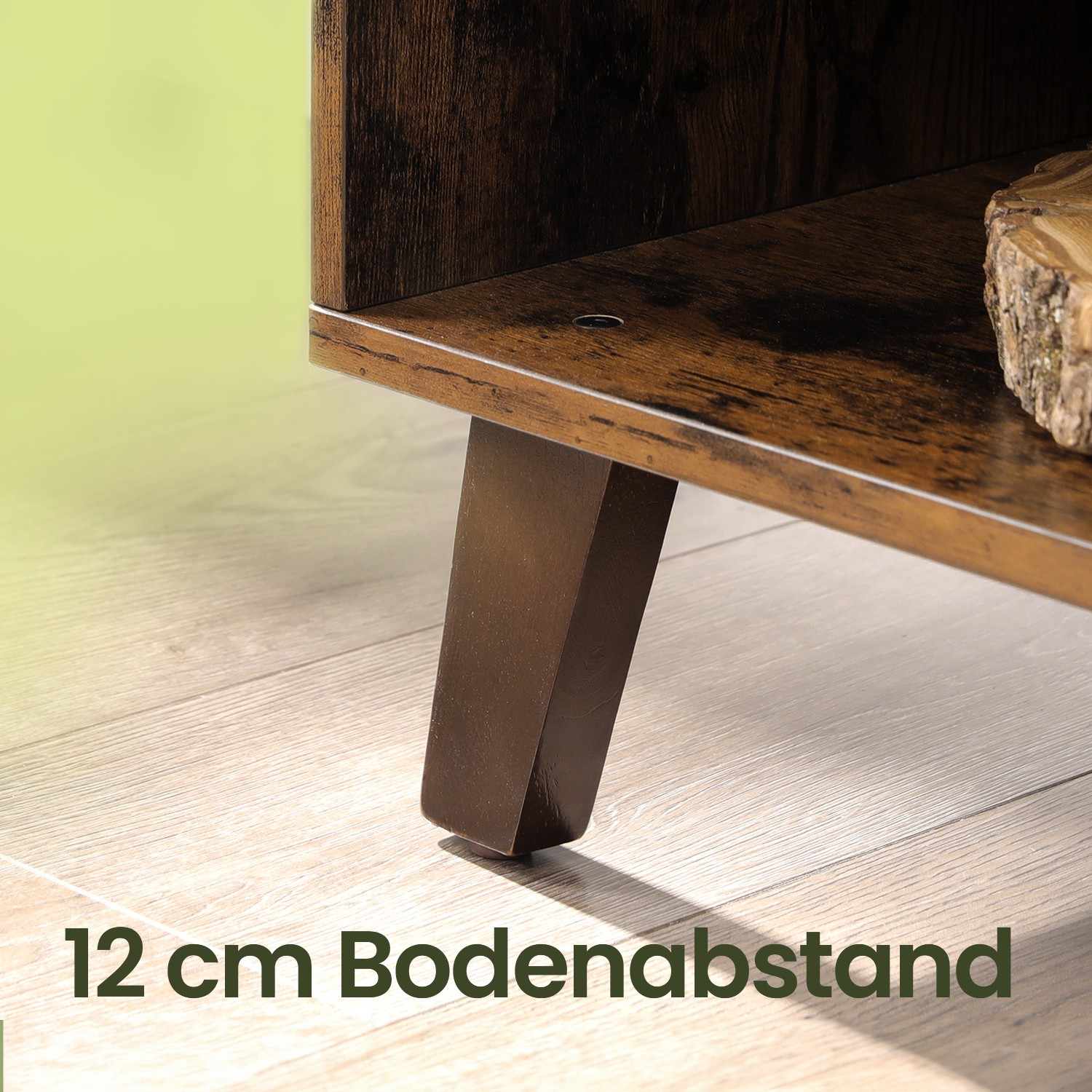 TV cabinet, TV table with 2 doors, 140 cm long - Image 5