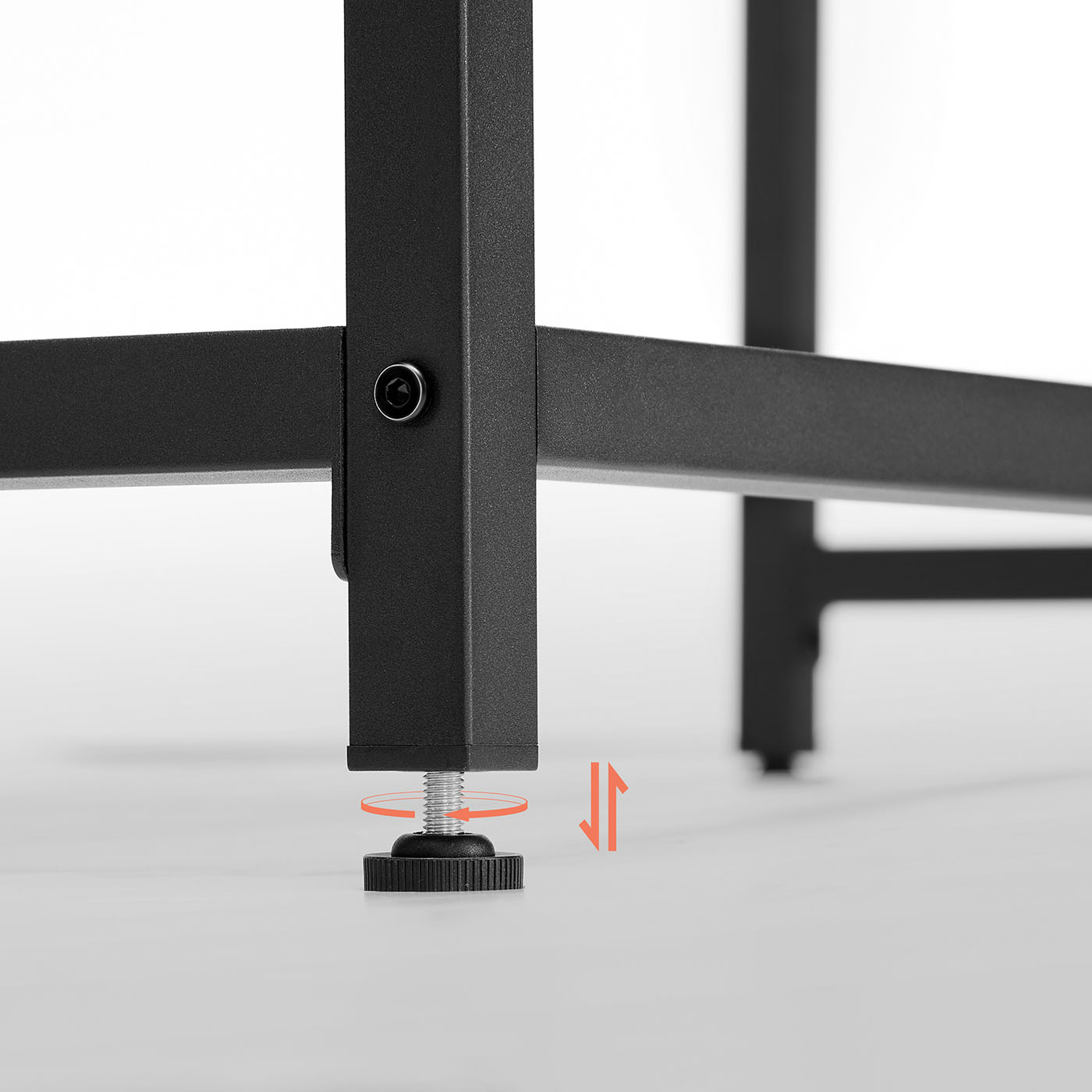 Skrivebord, computerbord, lille kontorborde, 80 x 50 x 75 cm, arbejdsværelse, hjemmekontor, enkel samling, stål, industrielt design, rustik brun og sort - Billede 6