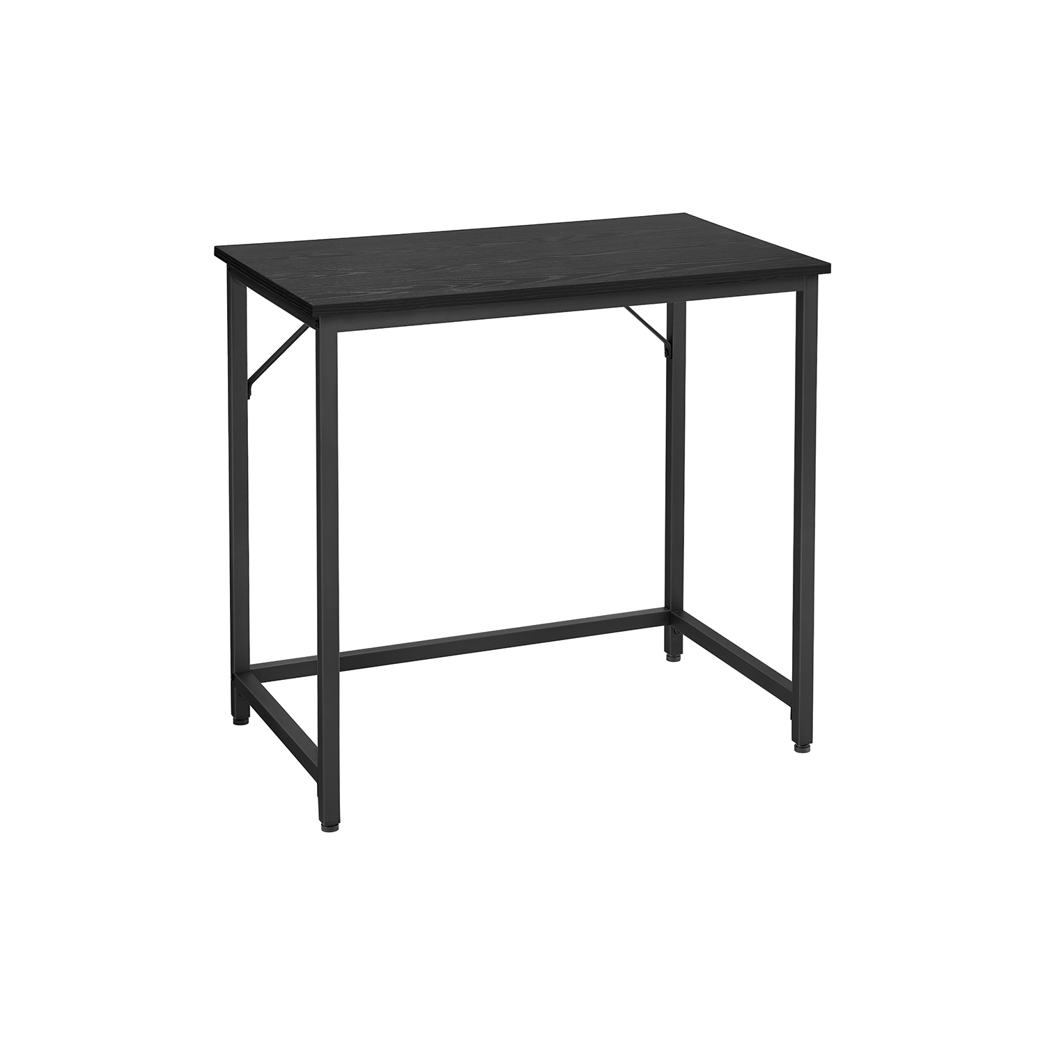 Small computer desk industrial design black