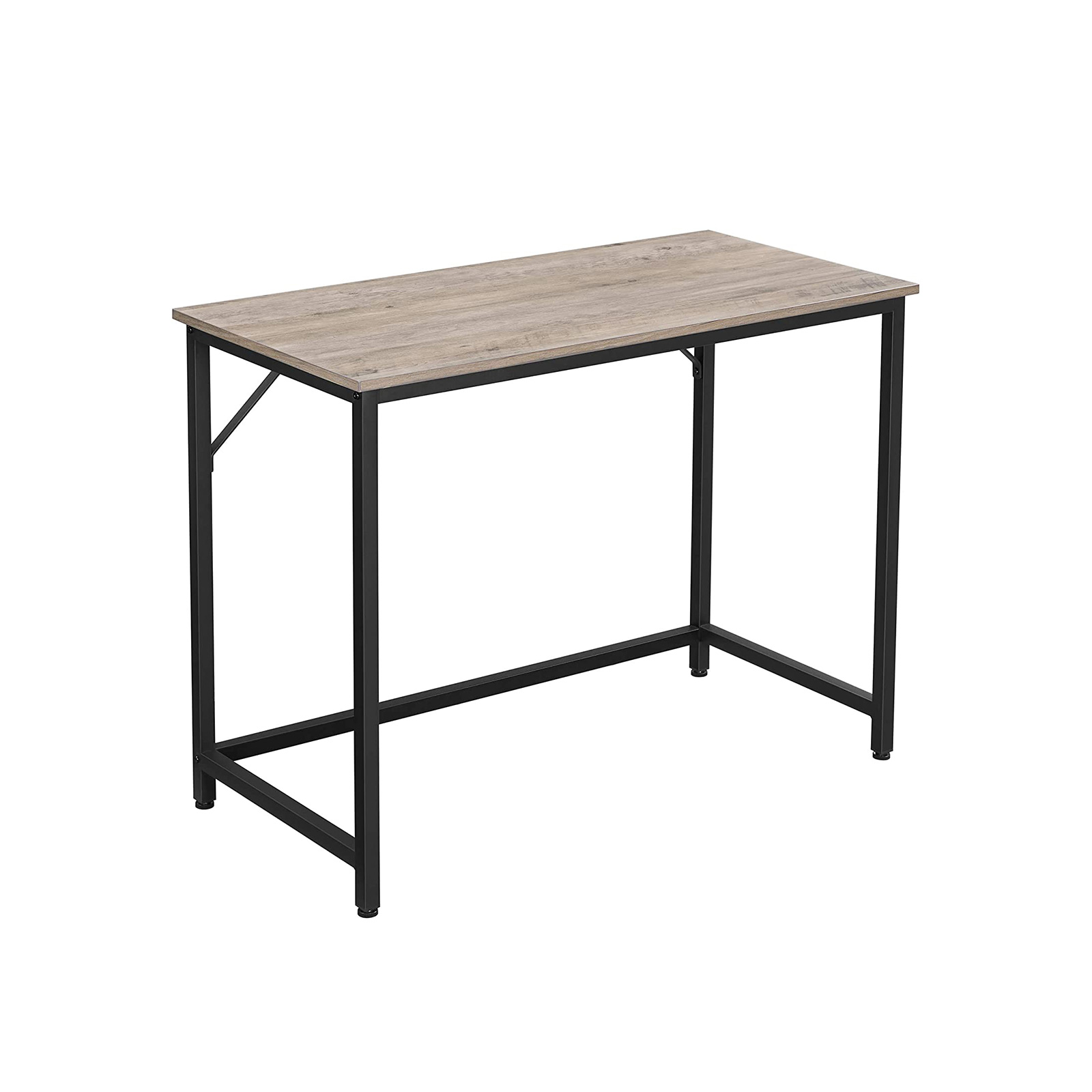 Desk with metal frame