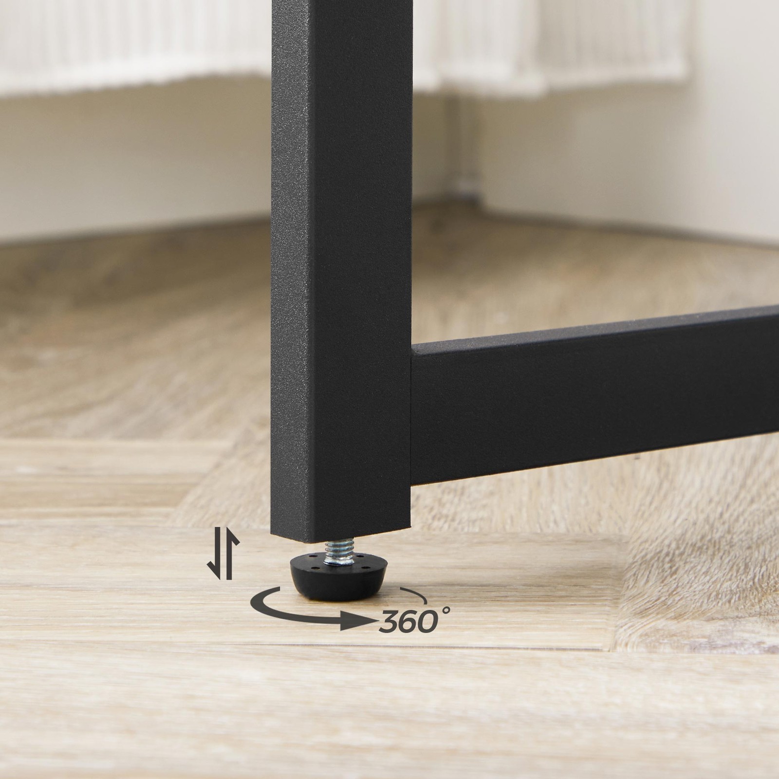 Desk with metal frame - Image 6