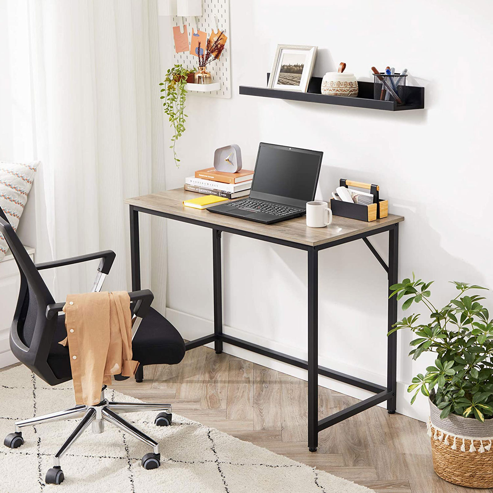 Desk with metal frame - Image 8