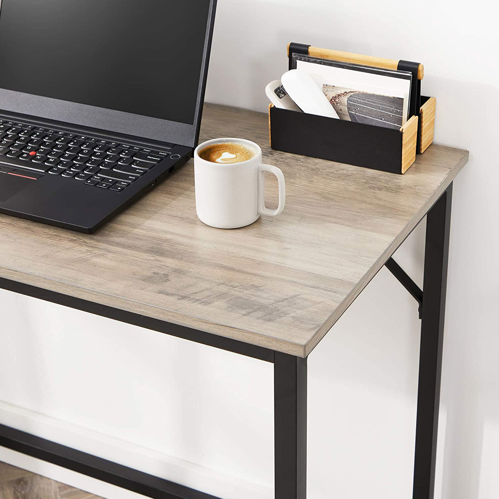 Desk with metal frame - Image 9