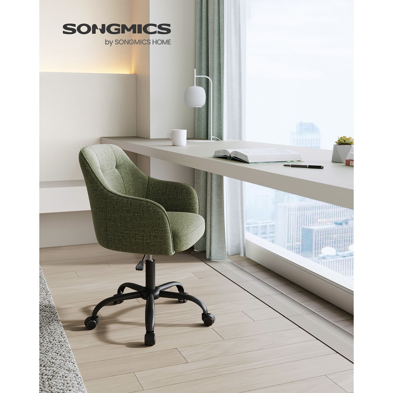 Home office chair green - Image 2