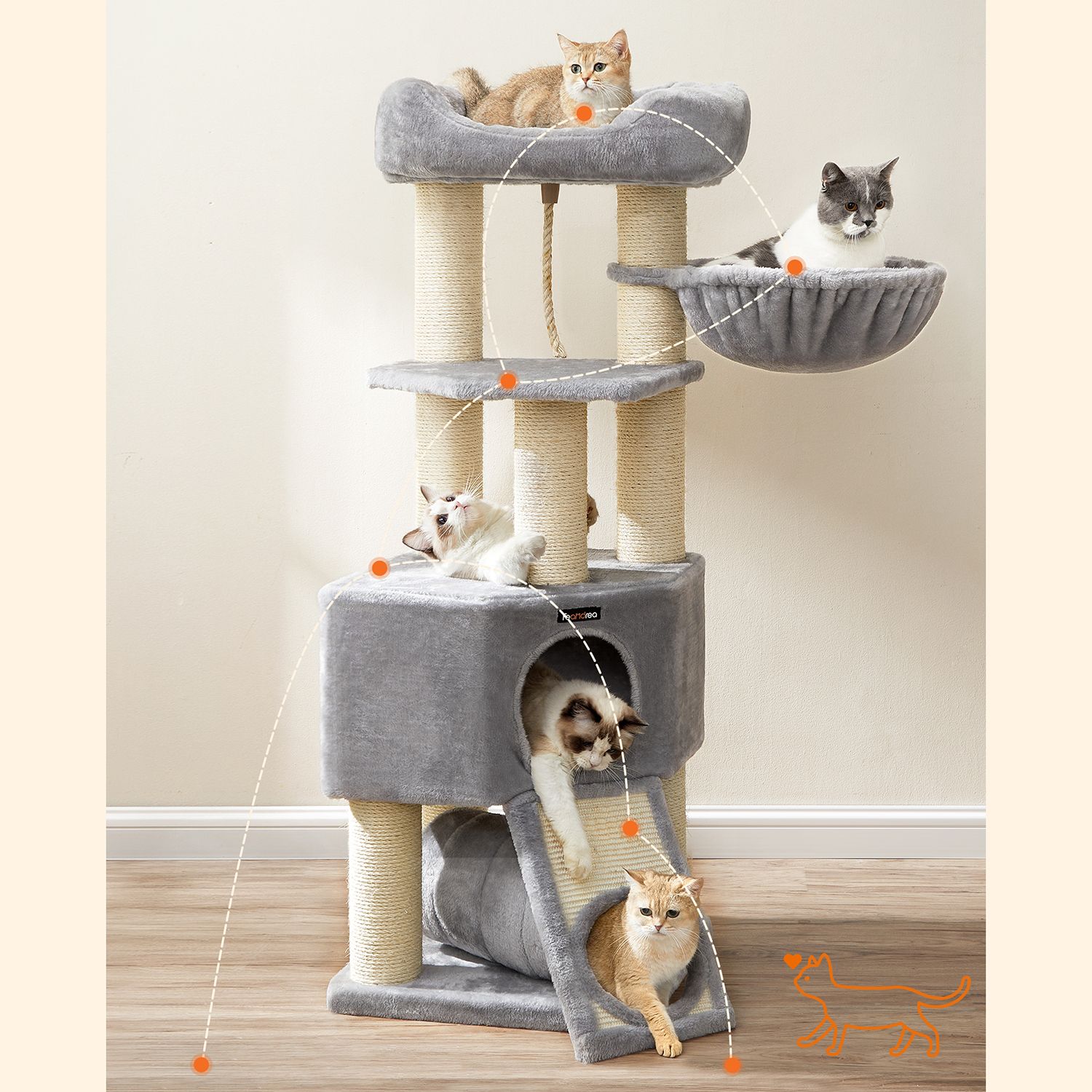 Kattetræ til store katte - Billede 5
