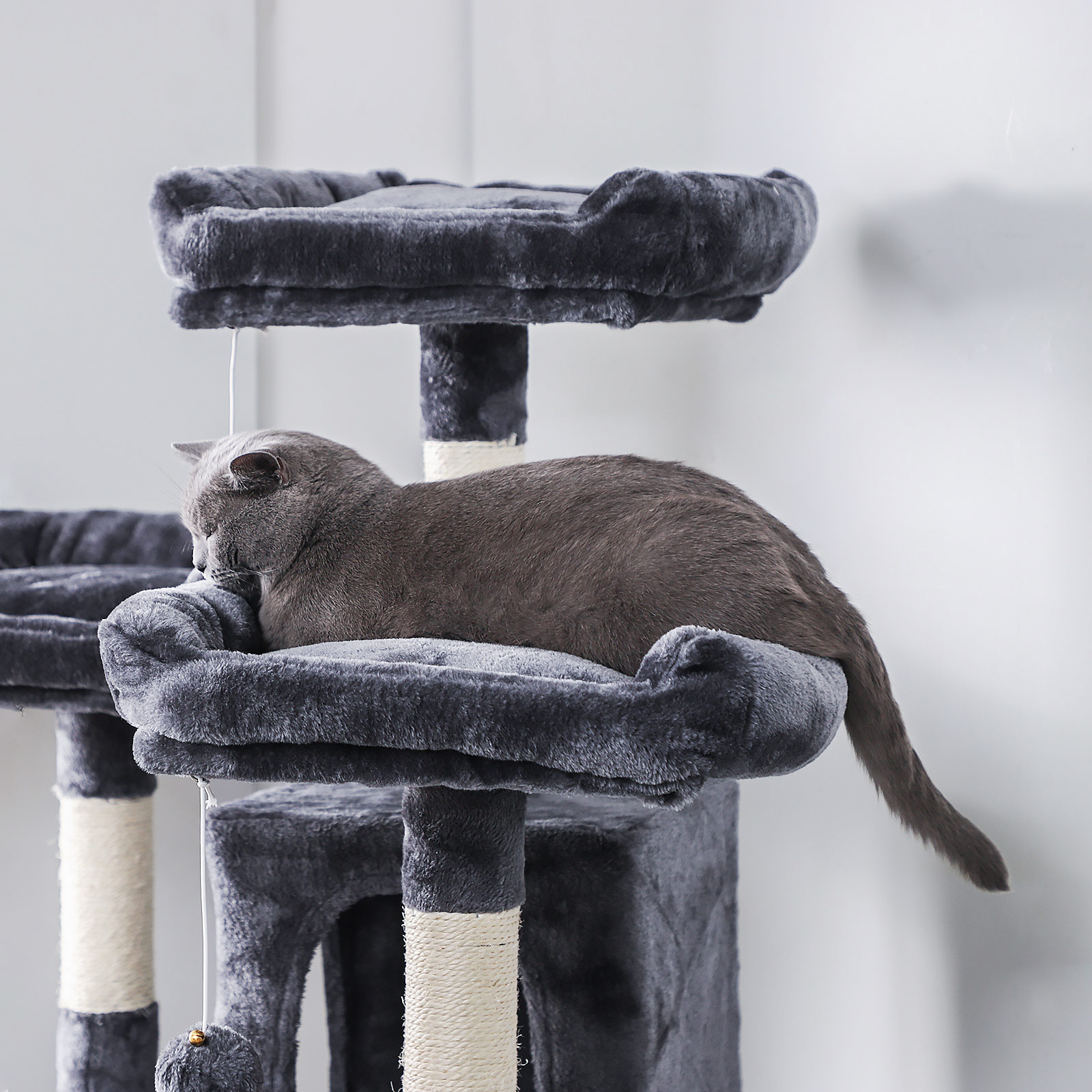 Cat Tree, XXL Cat Condo 172 cm, Smoky Grey PCT019G01 - Image 5