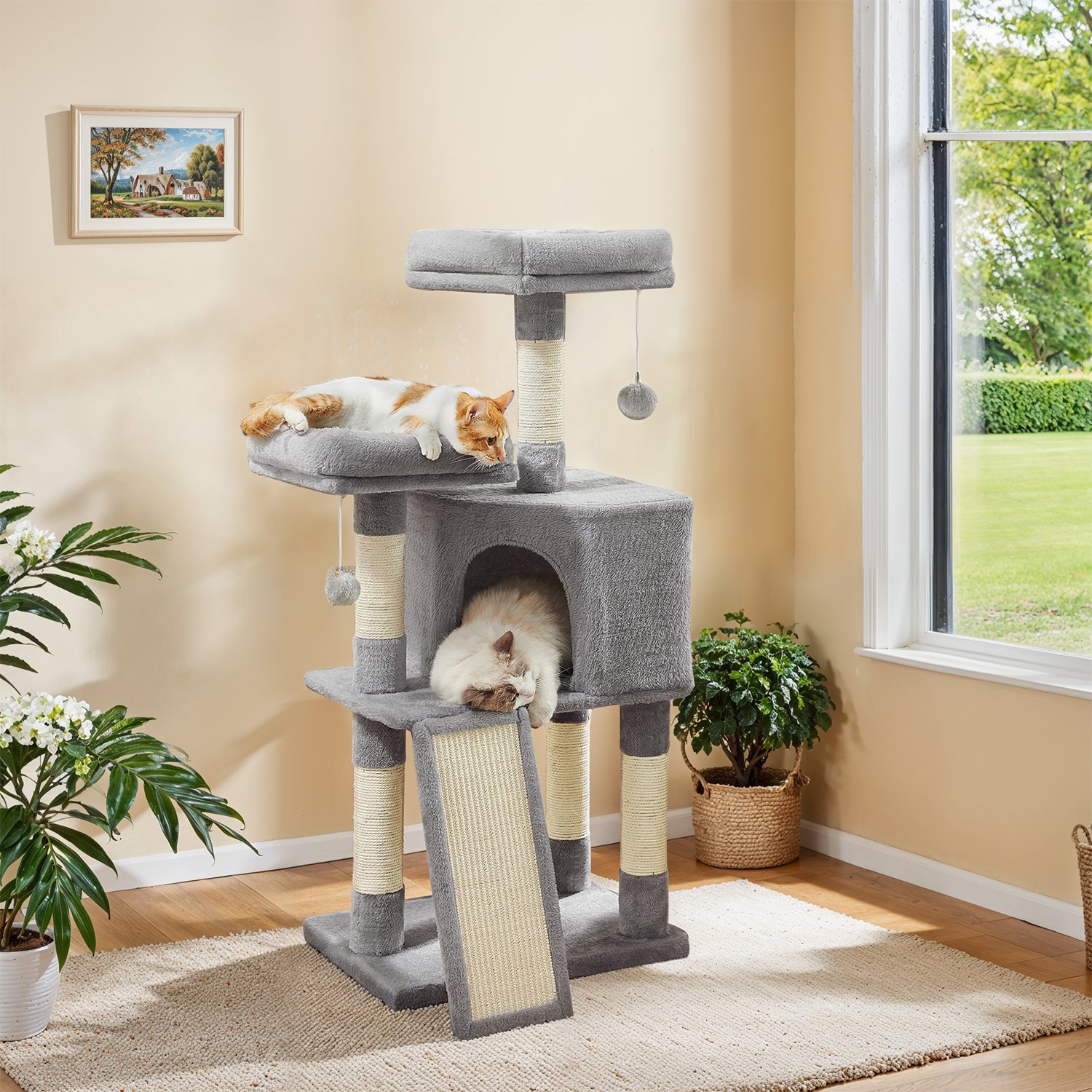 Scratching post, cat tree, 115 cm