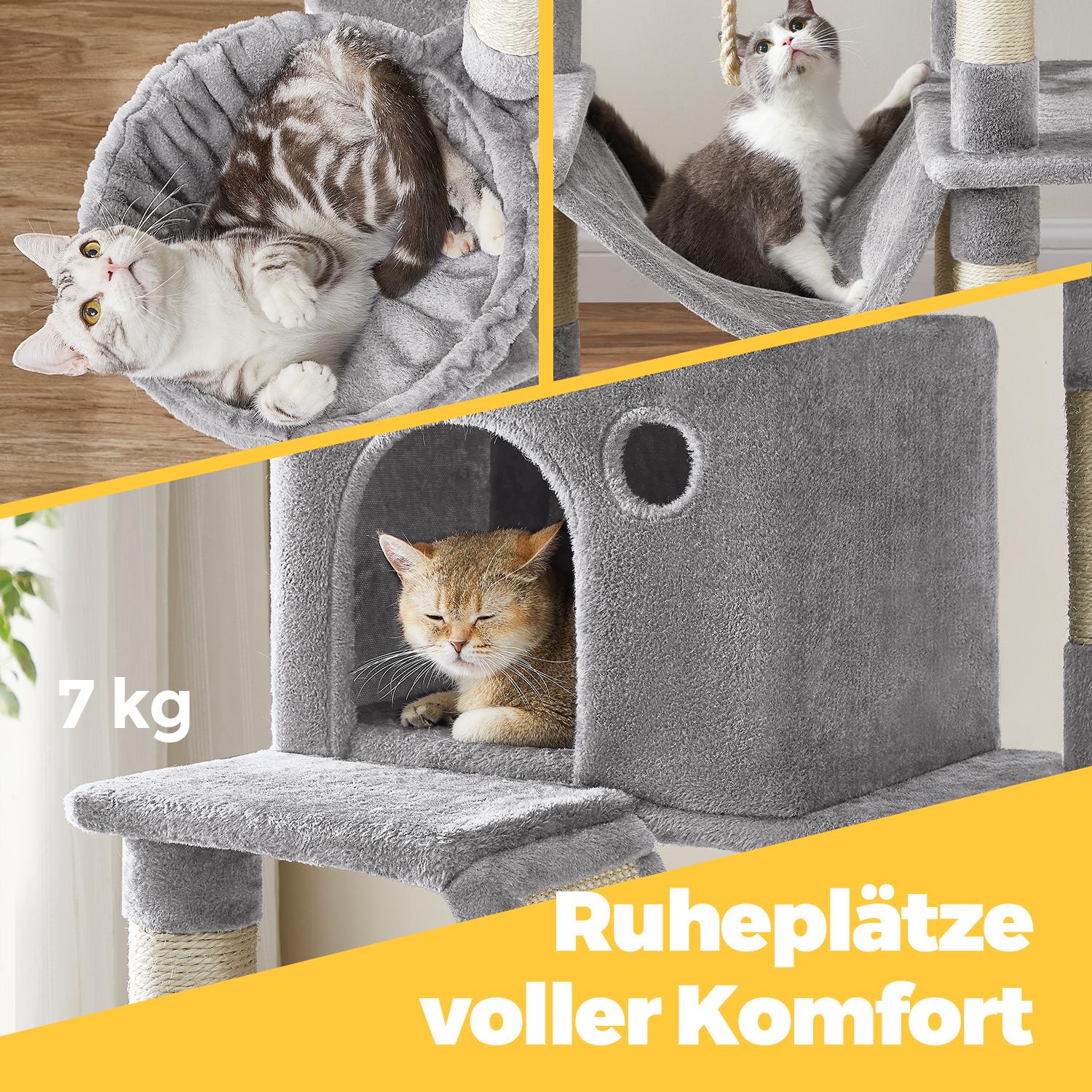 Scratching post 206 cm high, cat tree, with 13 scratching posts - Image 4