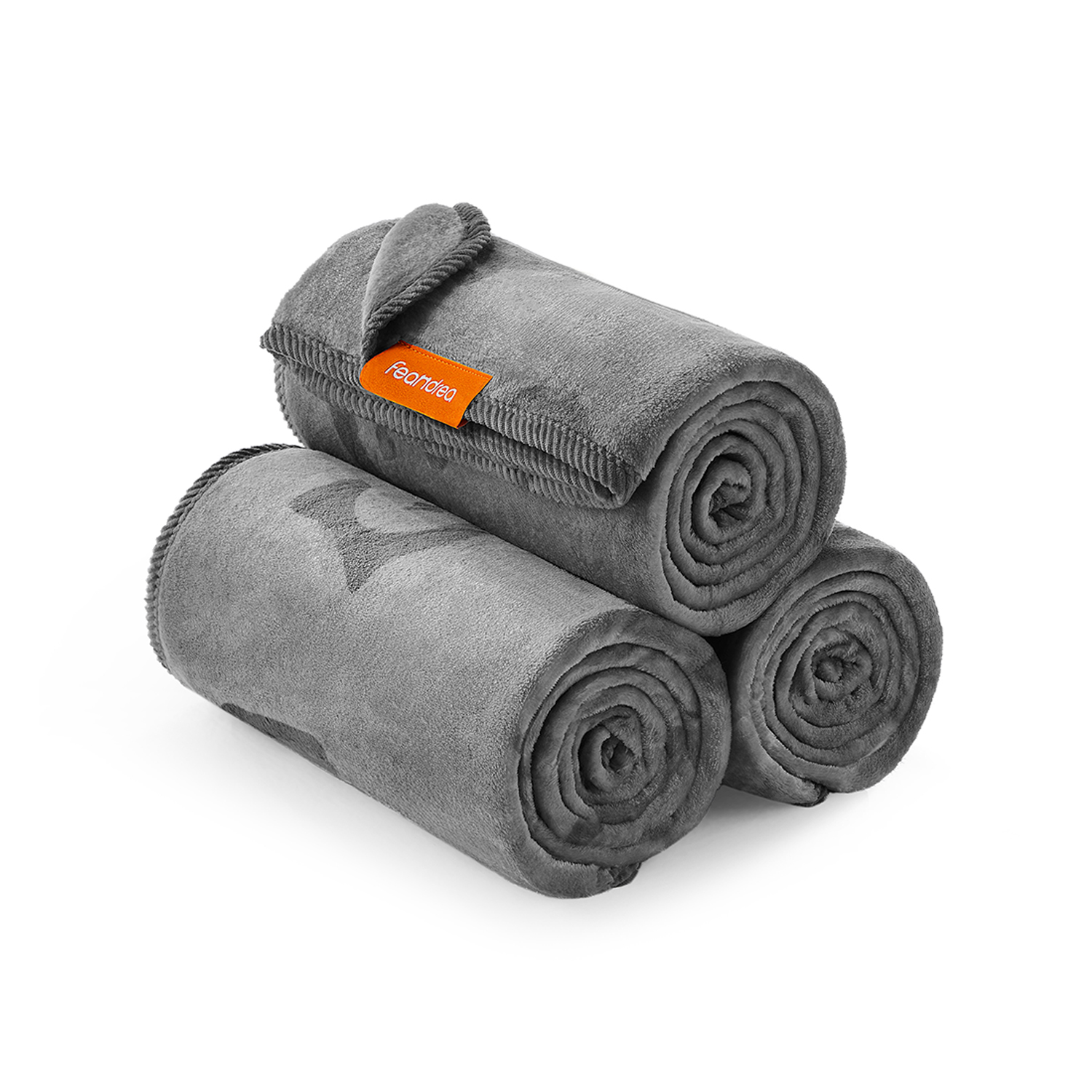 Hundedækken sæt med 3 XL vaskbare skifergrå