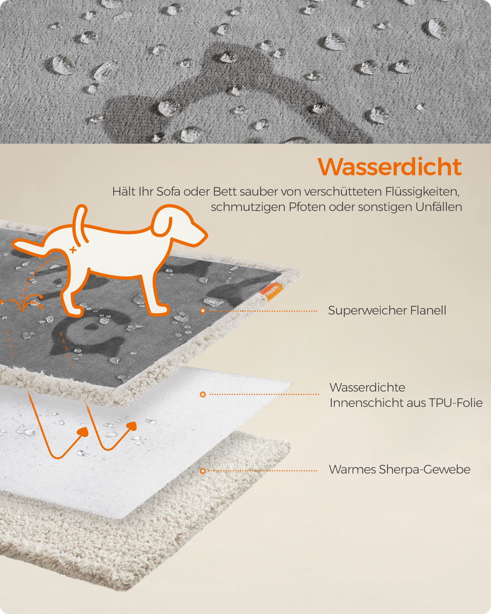 Hundedækken til mennesker og ekstra store hunde - Billede 3