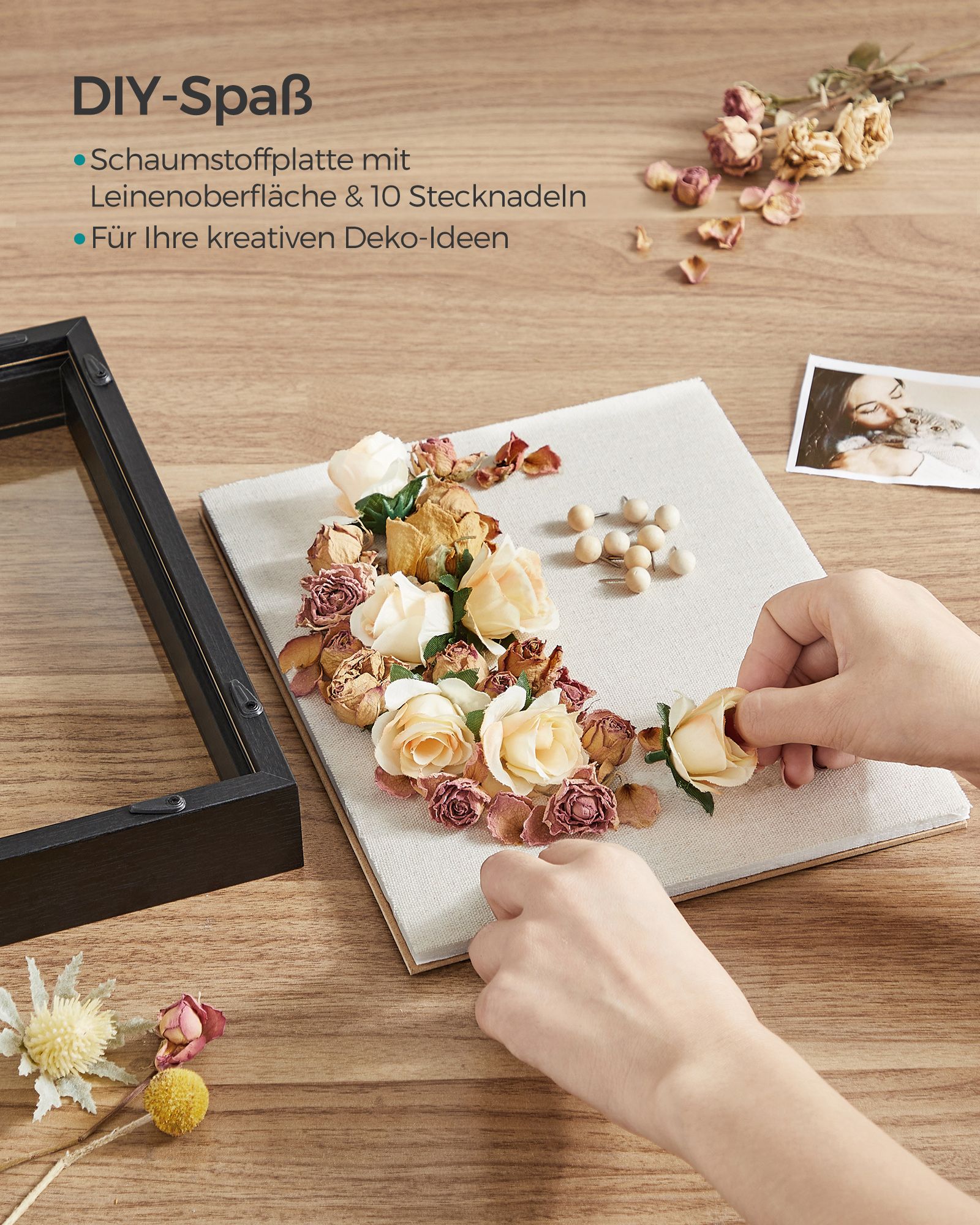 Billedramme DIY gaveidé sort - Billede 3