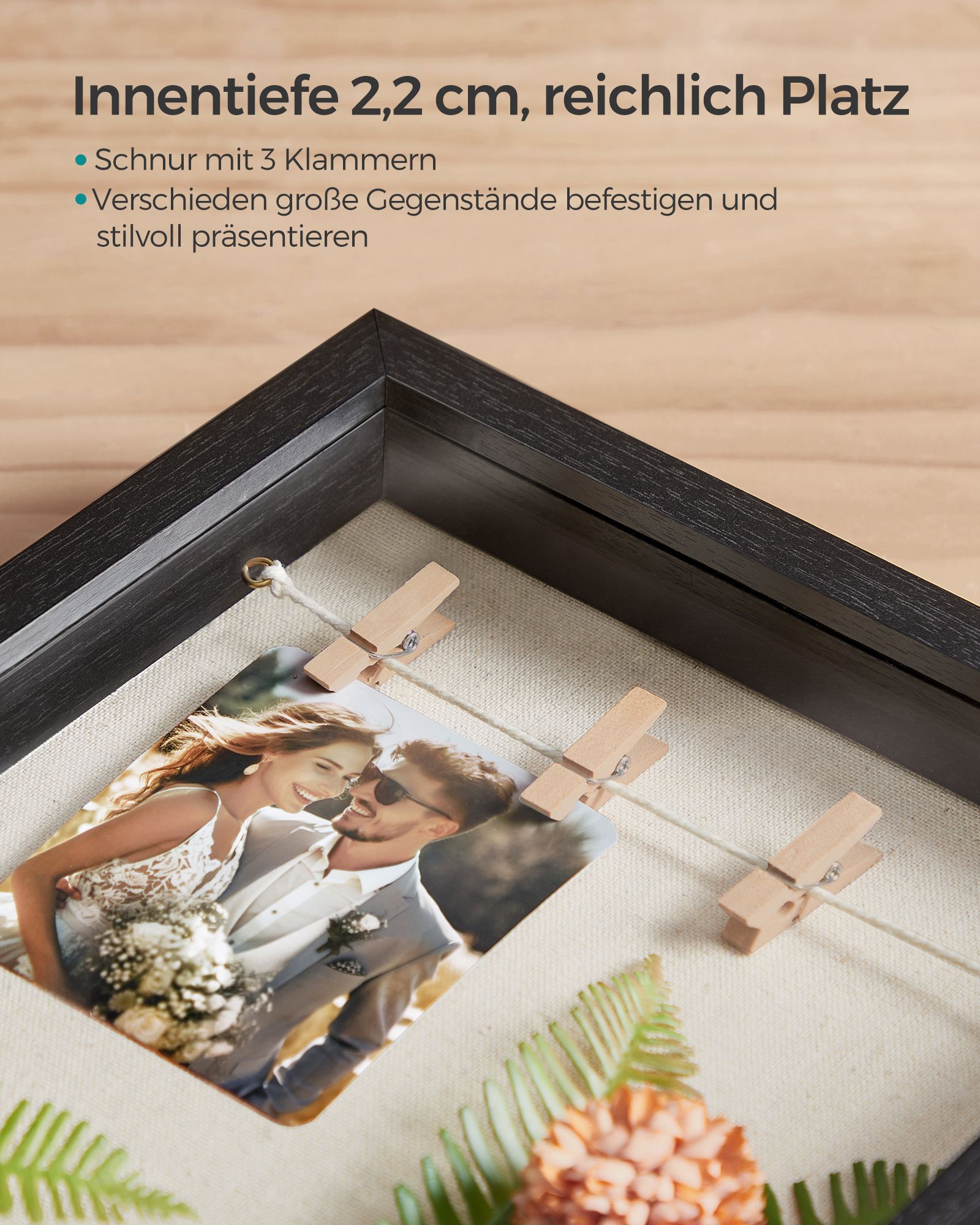 Billedramme DIY gaveidé sort - Billede 4