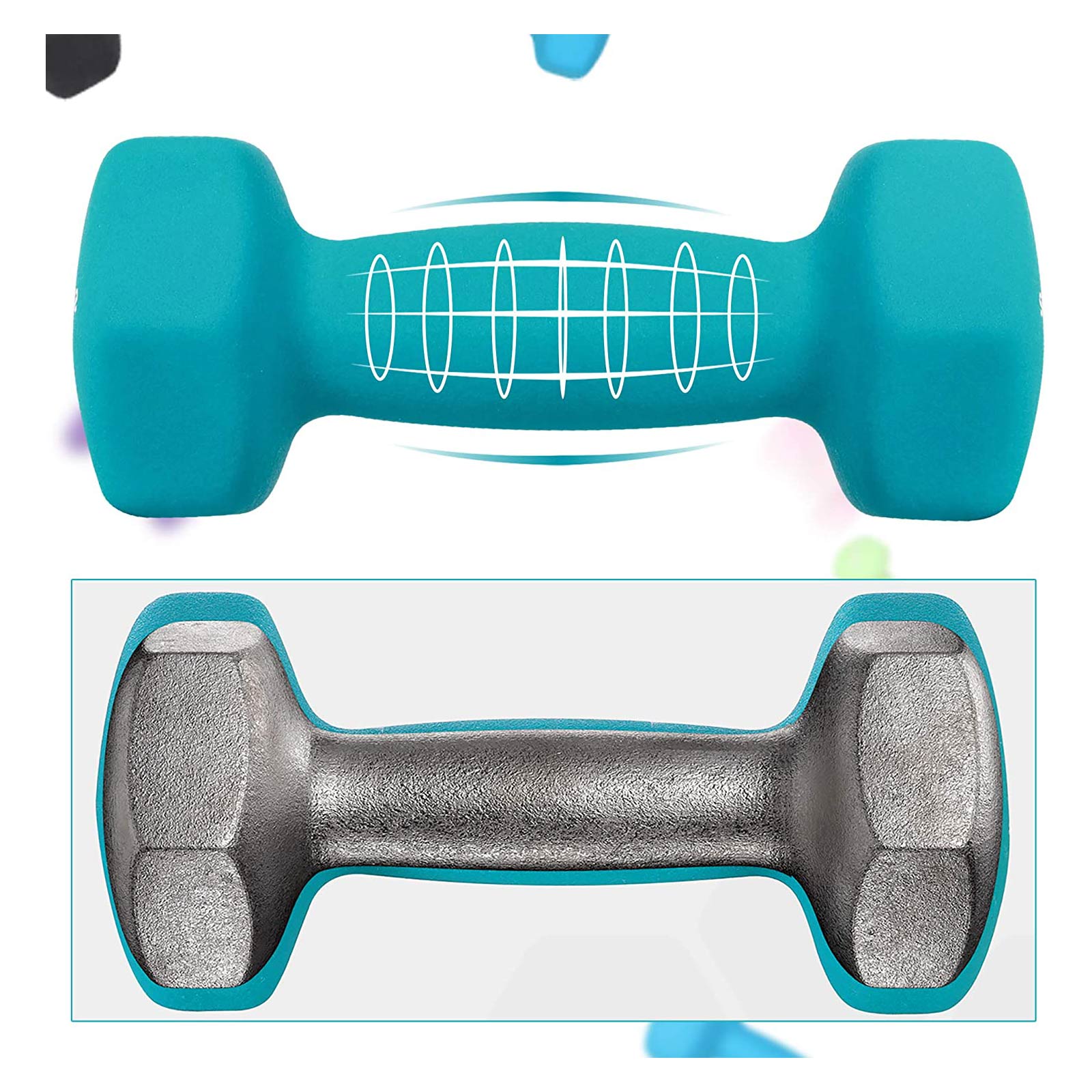 Dumbbell set with dumbbell rack - Image 5