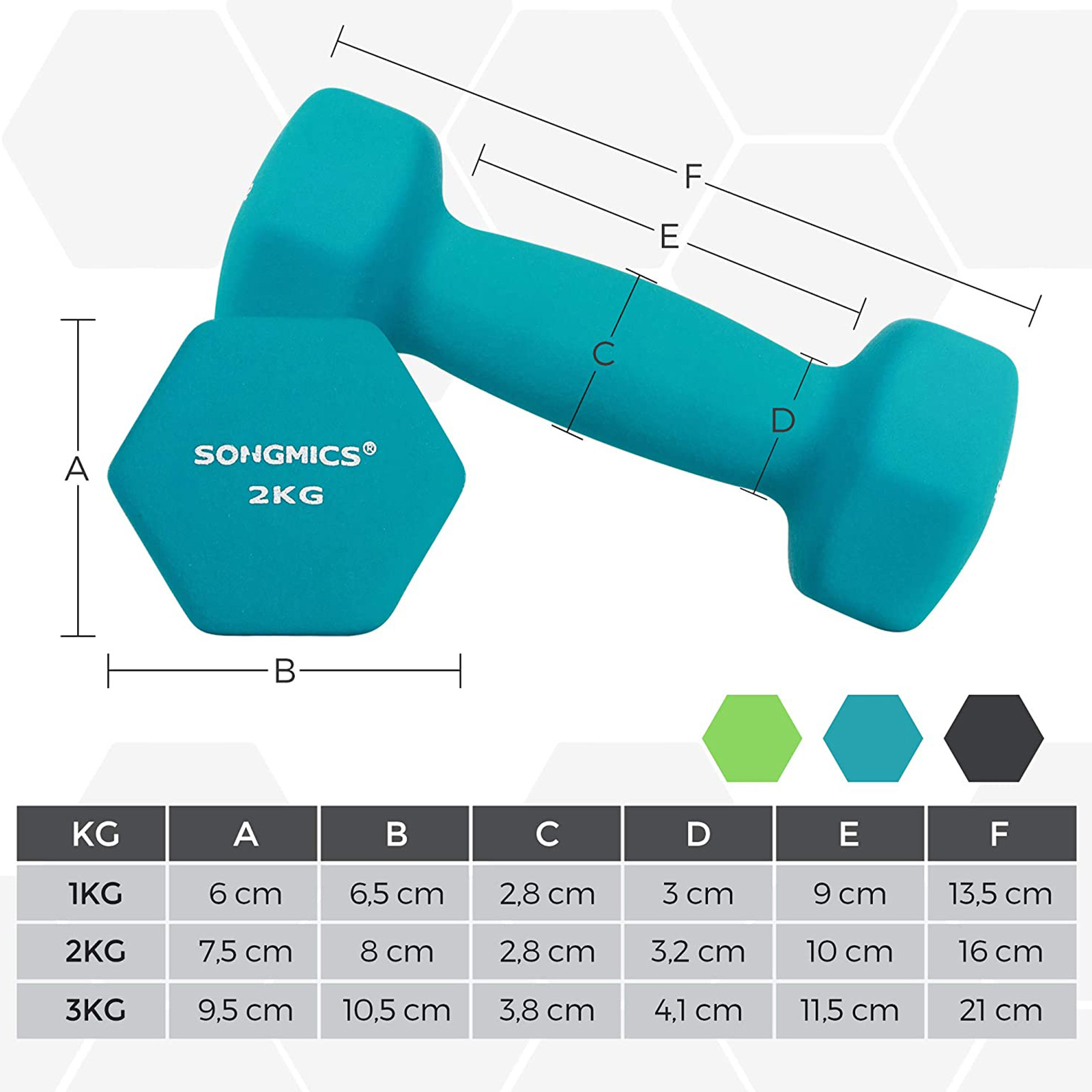 Dumbbell set with dumbbell rack - Image 6