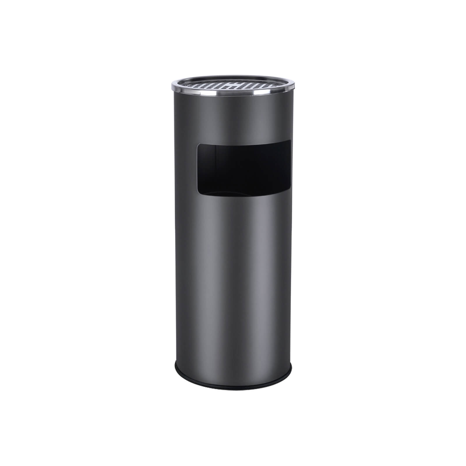 Standing ashtray black