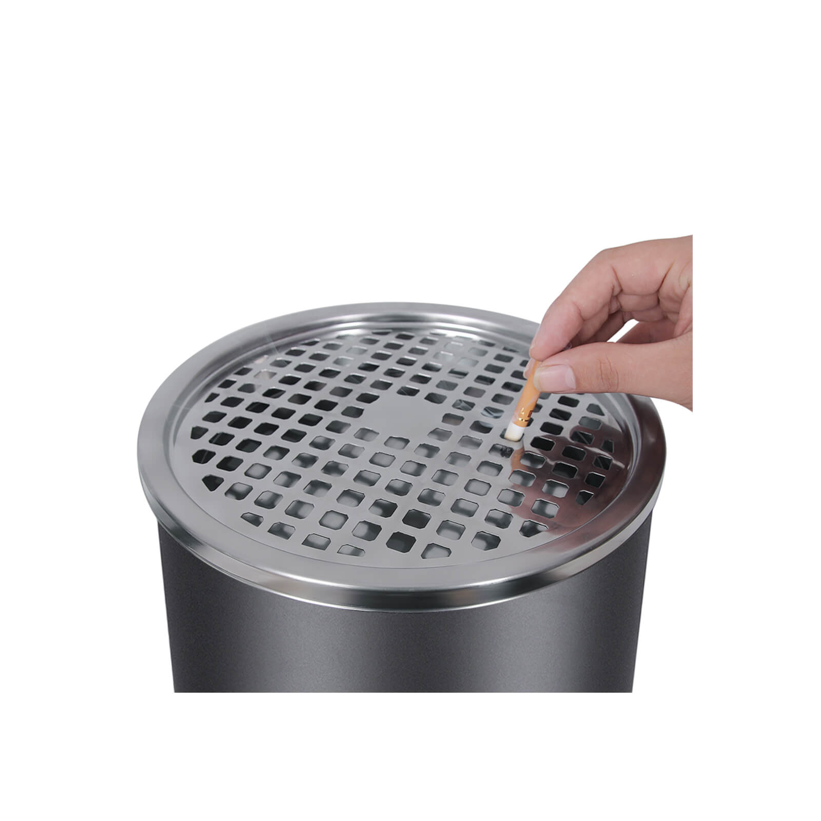 Standing ashtray black - Image 3